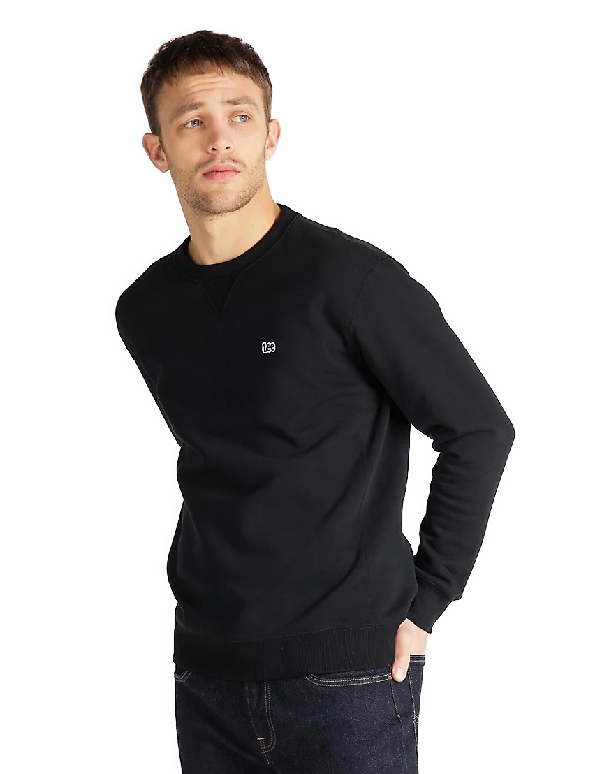 Lee Herren Rundhals Sweatshirt Plain Crew günstig online kaufen