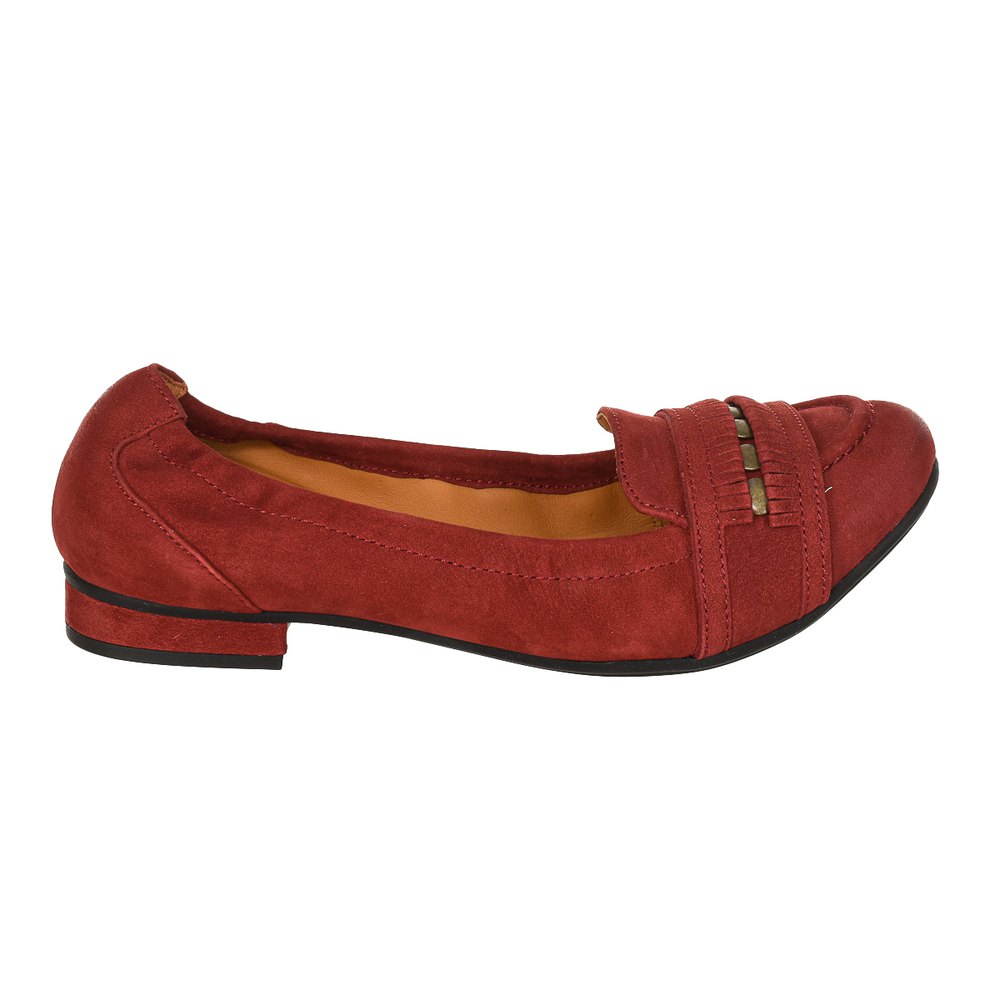 Geox Flache Ballerinas Aus Leder EU 35 Garnet günstig online kaufen