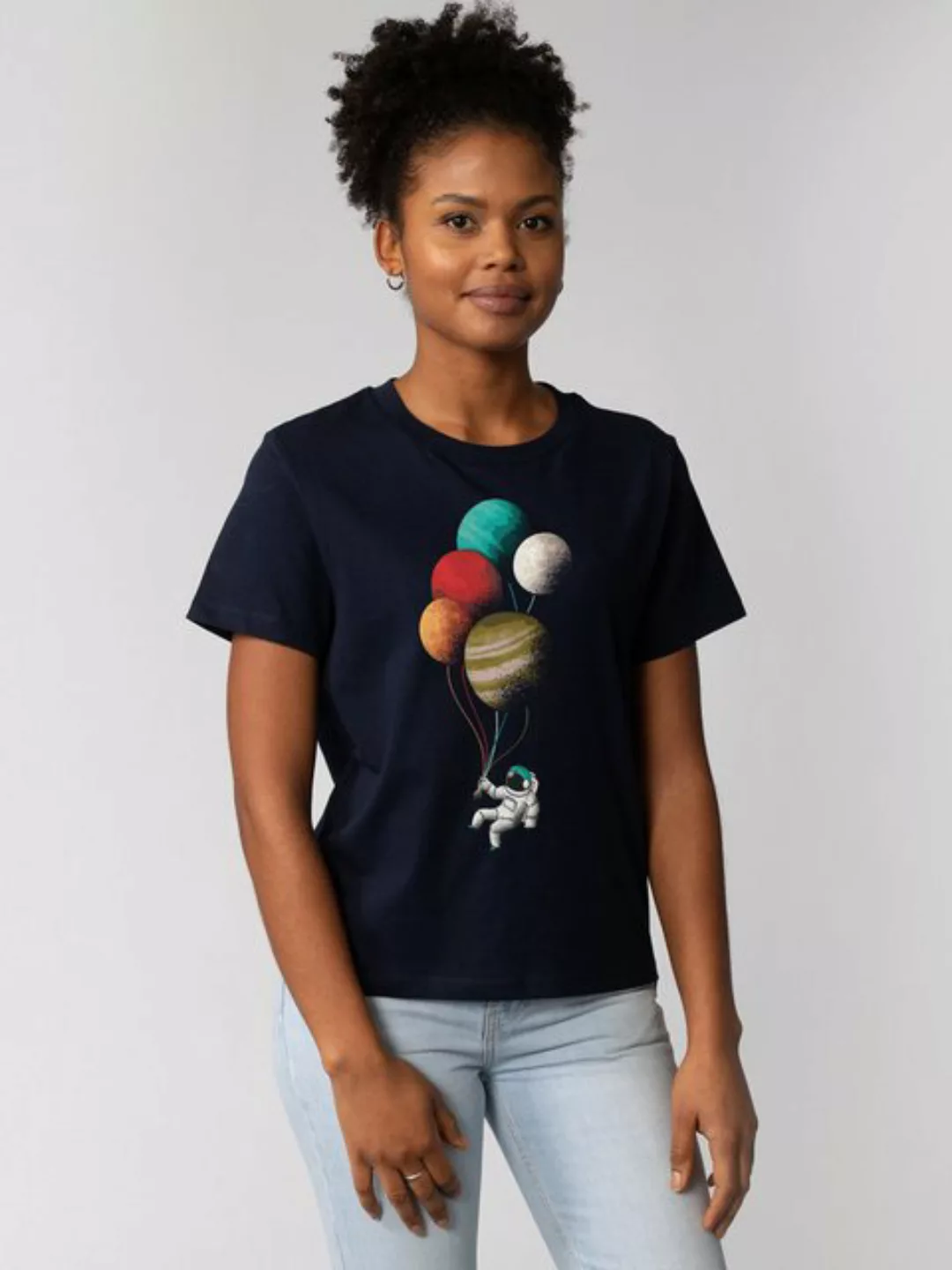 wat? Apparel T-Shirt Balloon Spaceman günstig online kaufen