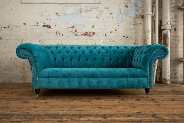 JVmoebel Chesterfield-Sofa Chesterfield Original Sofa JVMoebel Couch Textil günstig online kaufen