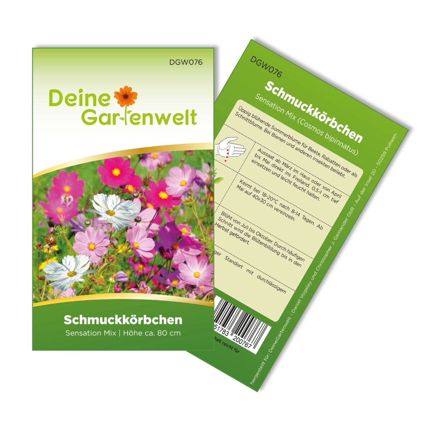 Deine Gartenwelt Cosmea Schmuckkörbchen Sensation Mix Samen günstig online kaufen
