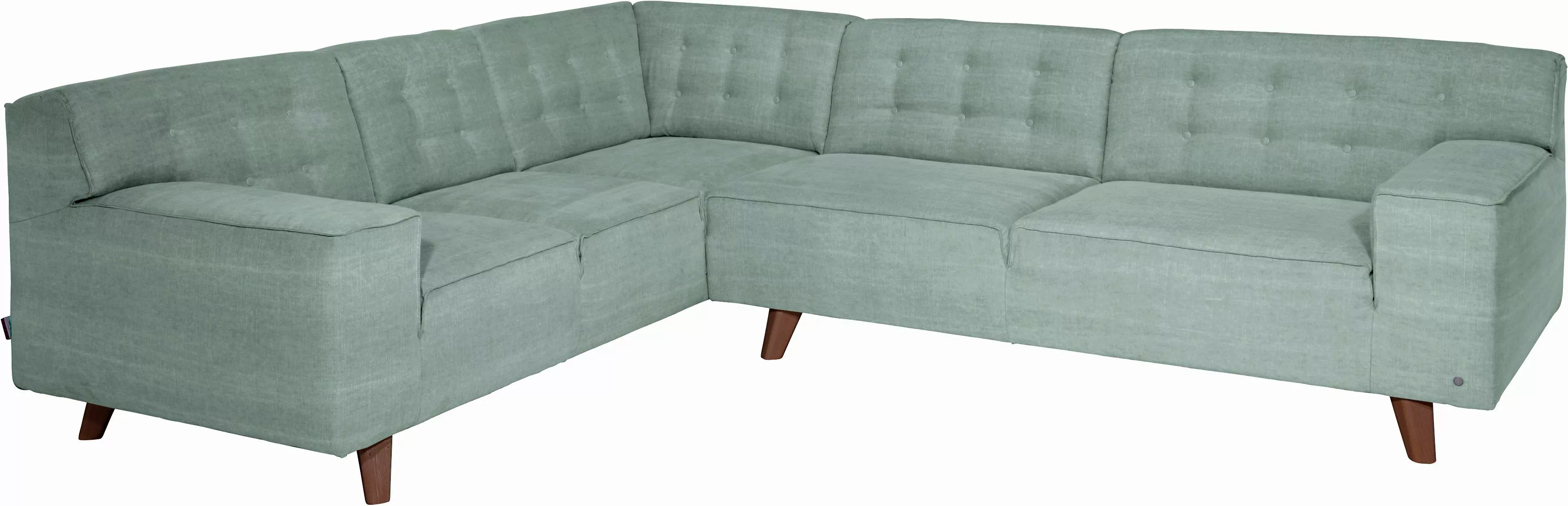 TOM TAILOR HOME Ecksofa "NORDIC CHIC", im Retrolook, Füße Buche natur günstig online kaufen