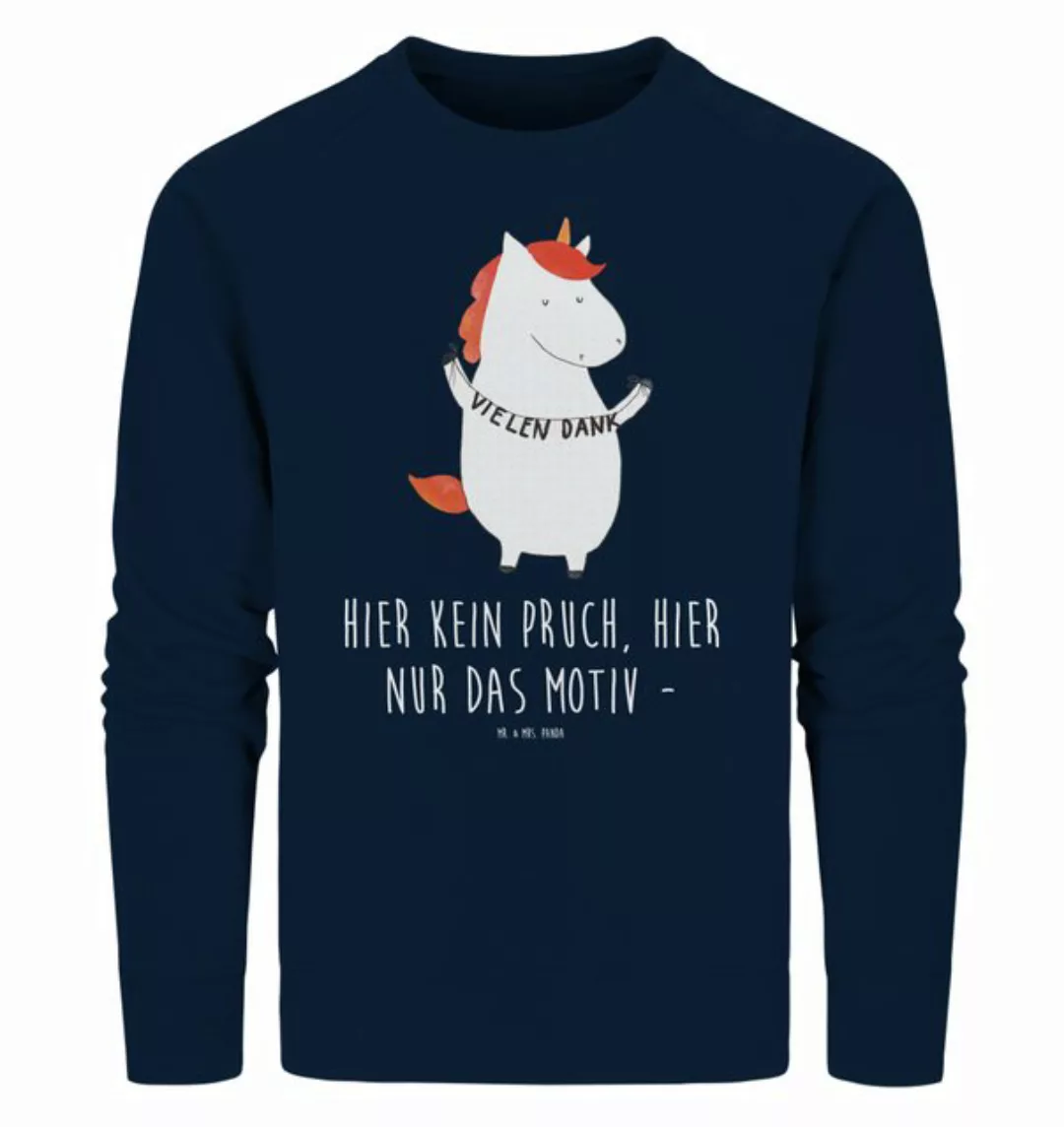 Mr. & Mrs. Panda Longpullover Größe XL Einhorn Dankeschön - French Navy - G günstig online kaufen