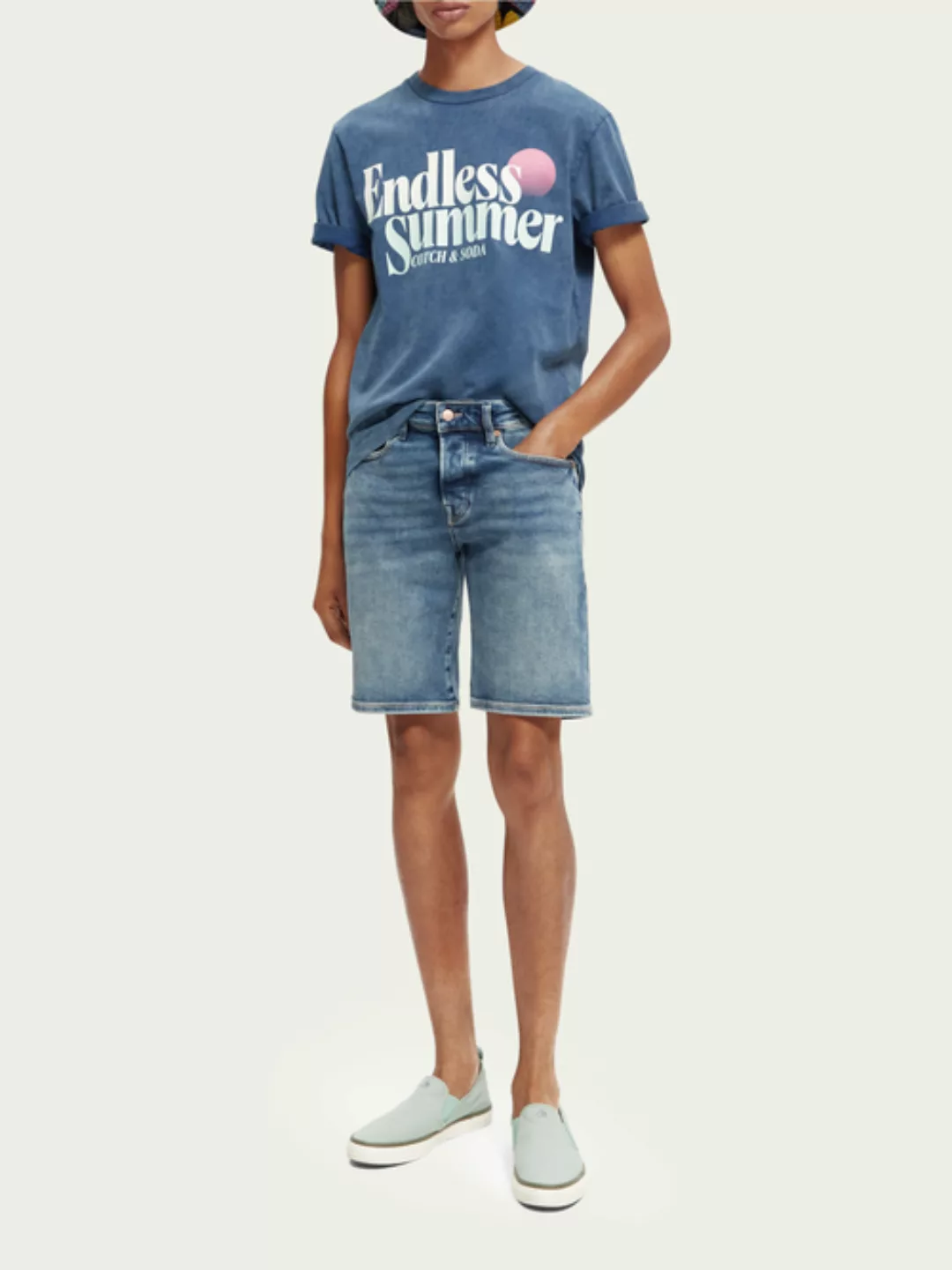 Scotch & Soda The Ralston Shorts im Regular Slim Fit – Everywhere Blue günstig online kaufen