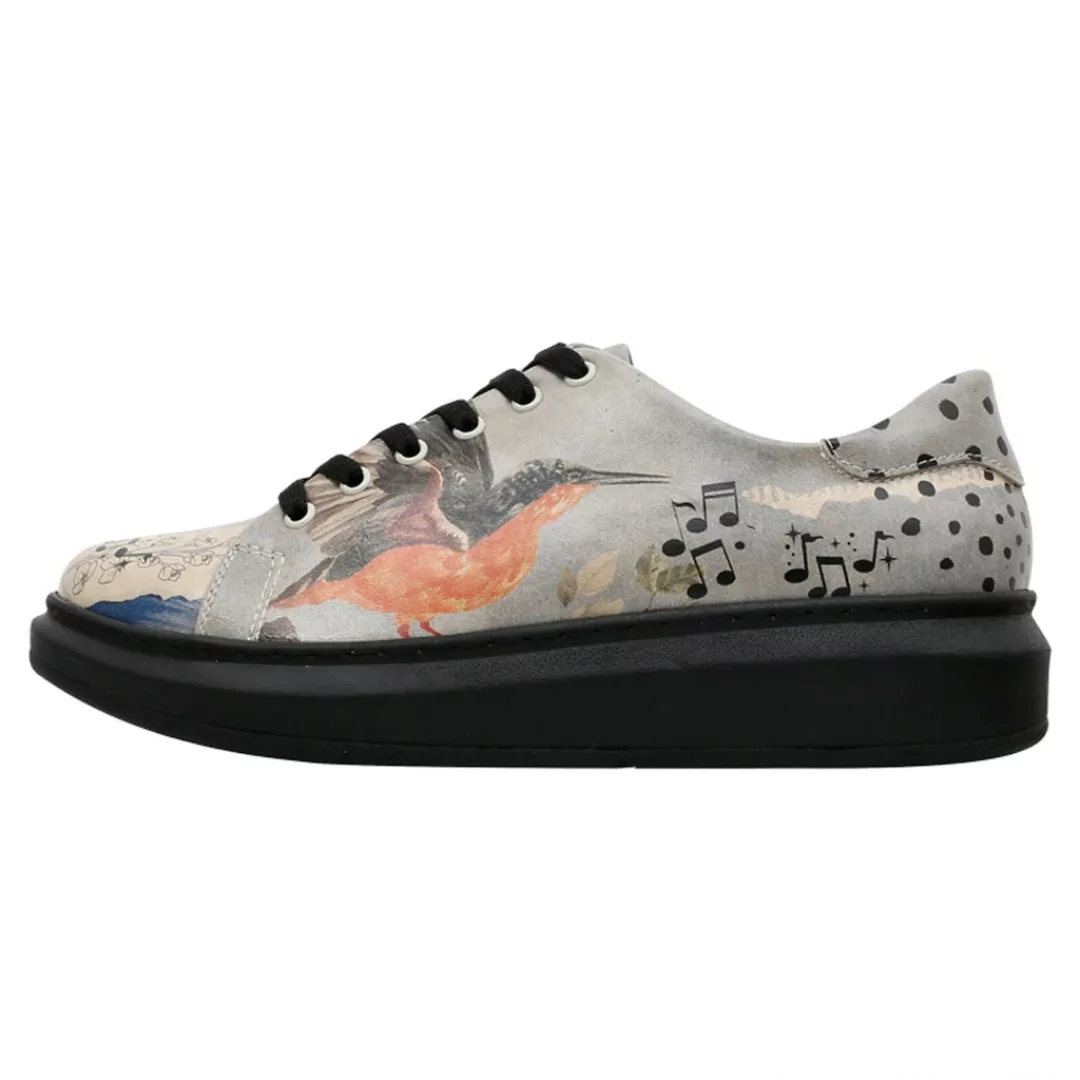 DOGO Plateausneaker "Damen Myra Birds Chirping Vegan Damen Sneaker / female günstig online kaufen