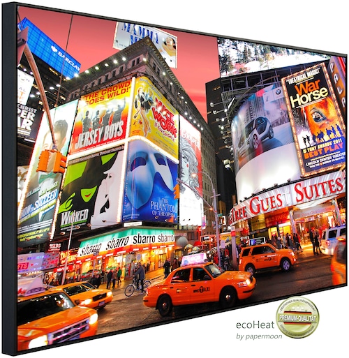 Papermoon Infrarotheizung »Time Square«, sehr angenehme Strahlungswärme günstig online kaufen