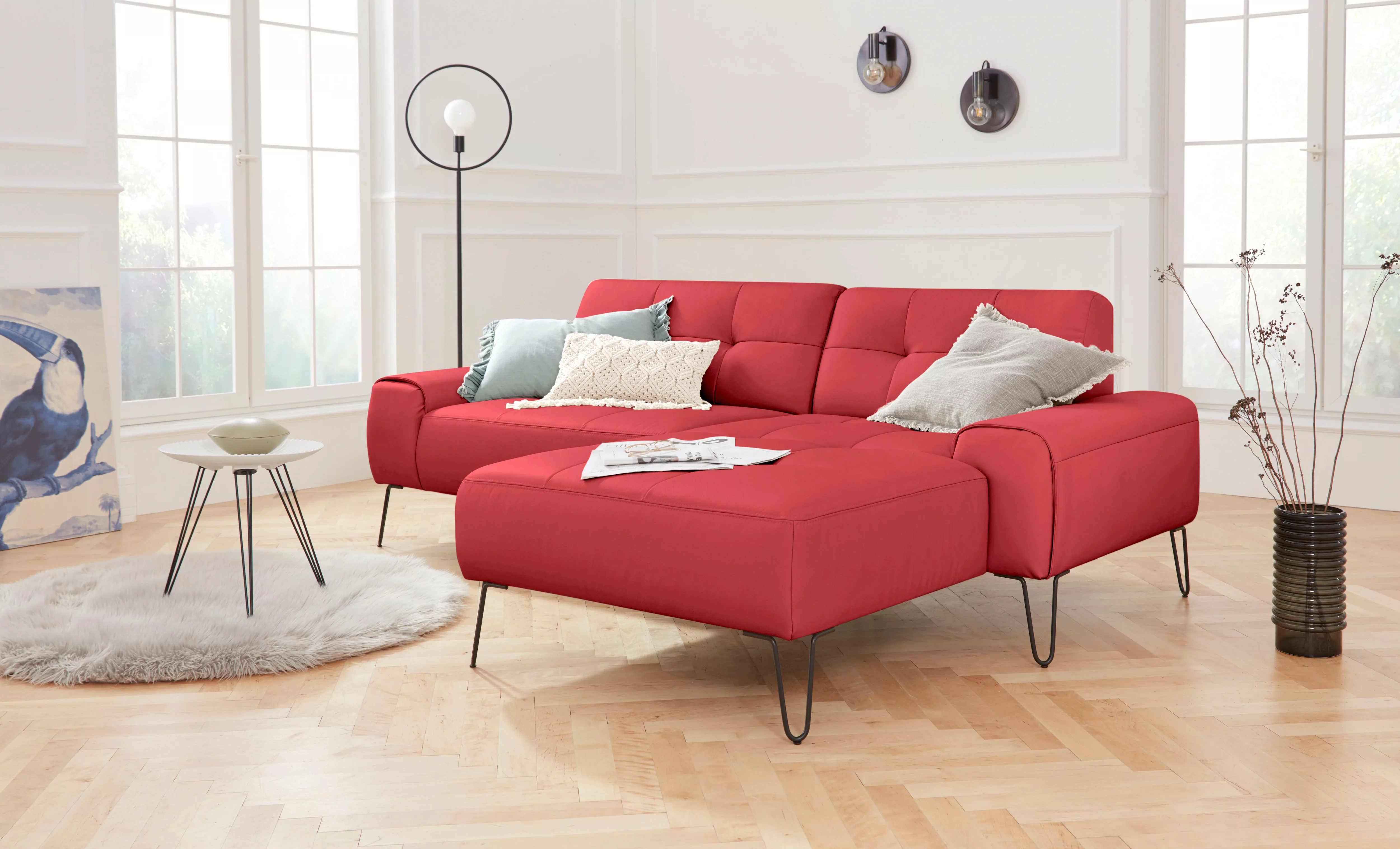 exxpo - sofa fashion Ecksofa Nappa, kompakt und komfortabel, bequem, zeitlo günstig online kaufen