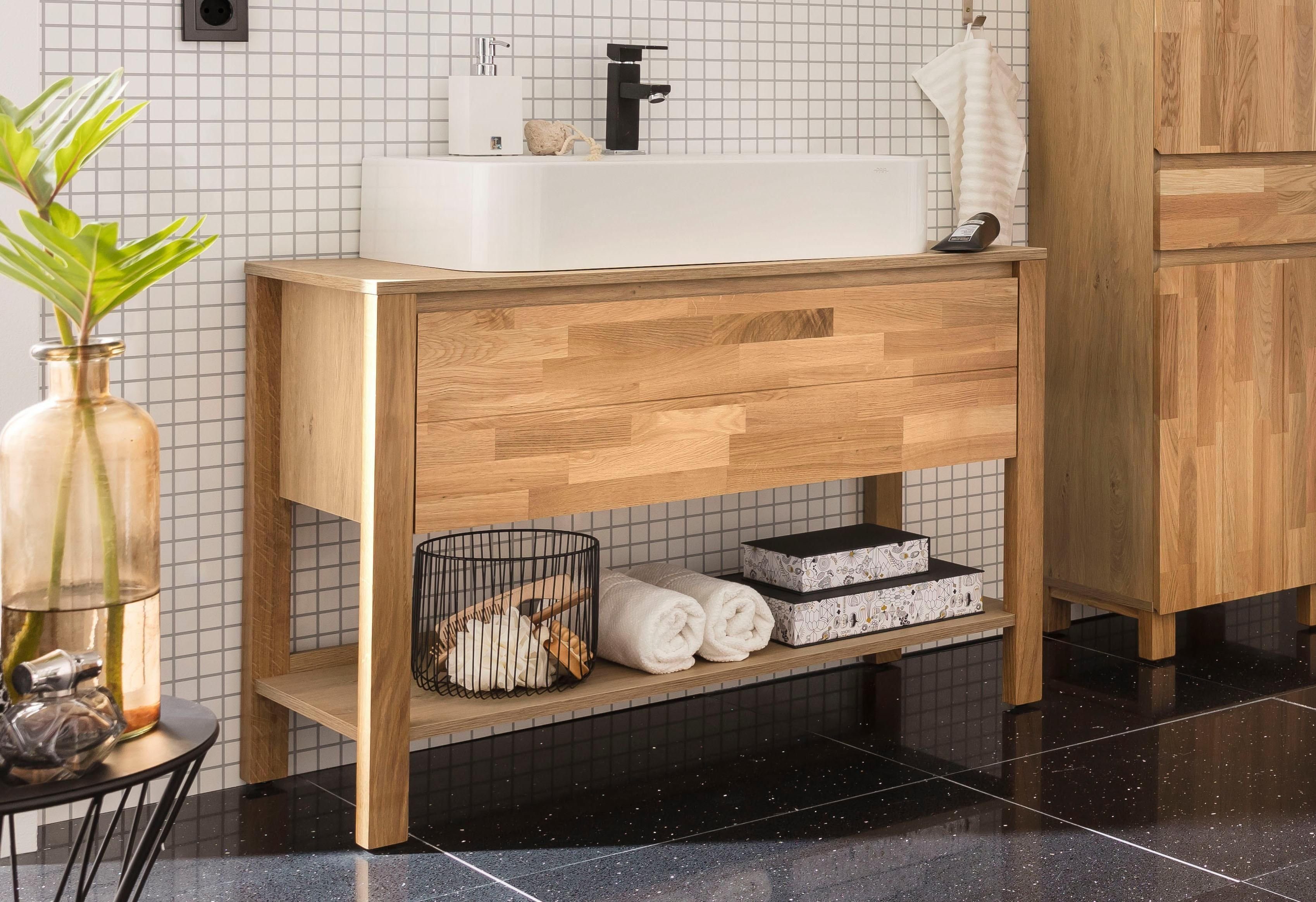 Home affaire Waschbeckenunterschrank "Kaika", Breite 100 cm günstig online kaufen