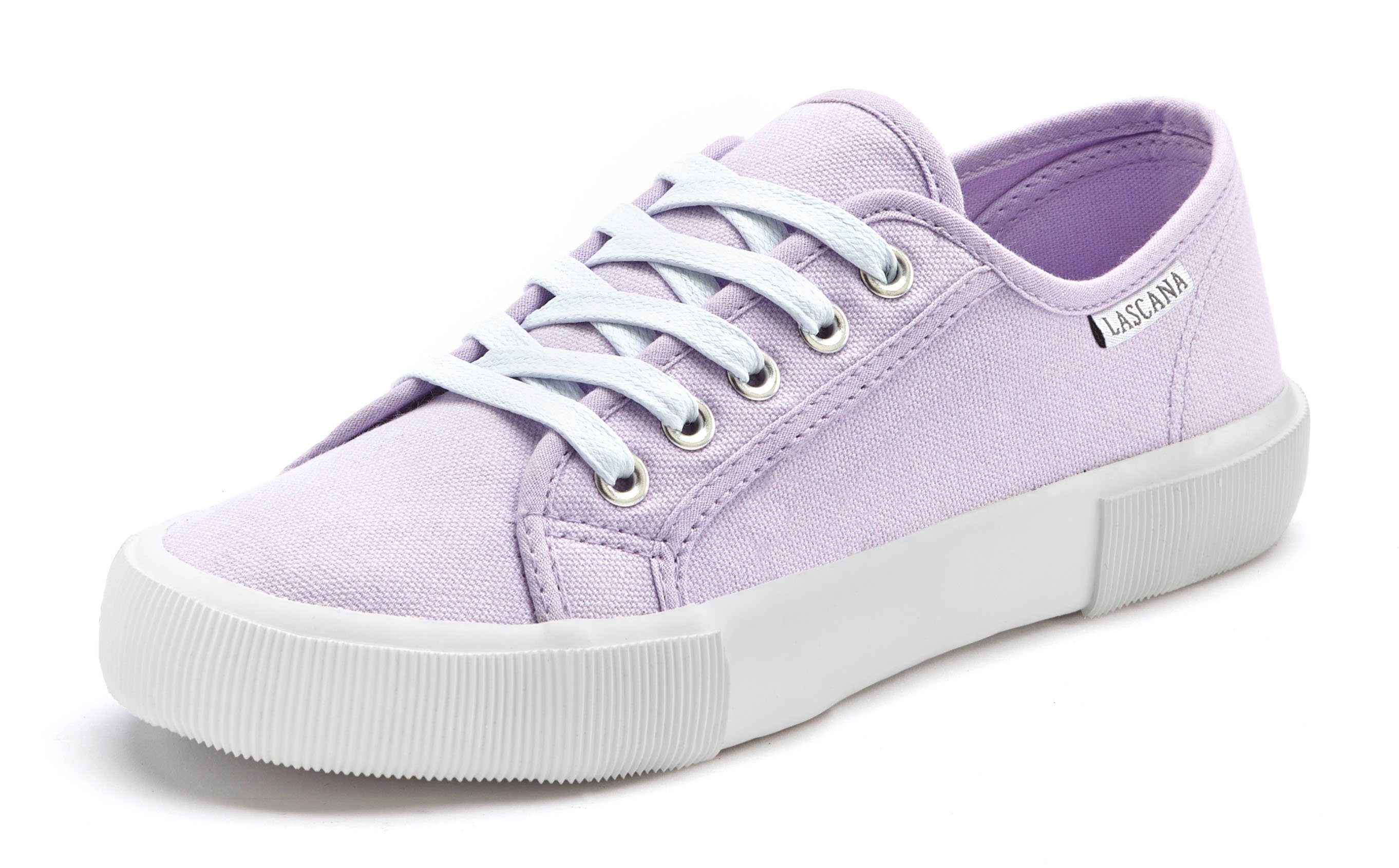 LASCANA Sneaker, aus Textil, Schnürhalbschuh, Freizeitschuh günstig online kaufen