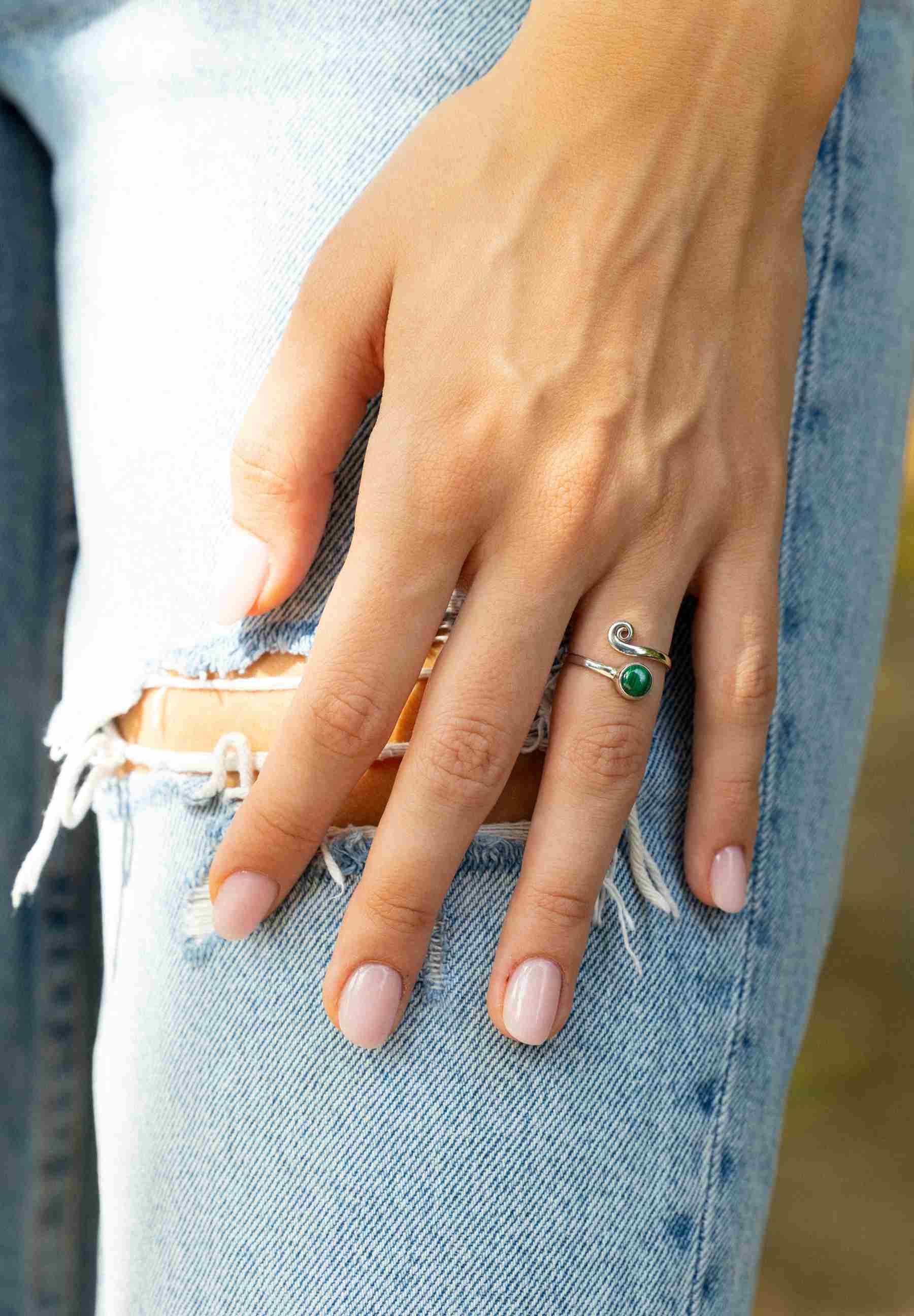 mantraroma Silberring (Ring mit Schmuckbeutel), Damenring günstig online kaufen