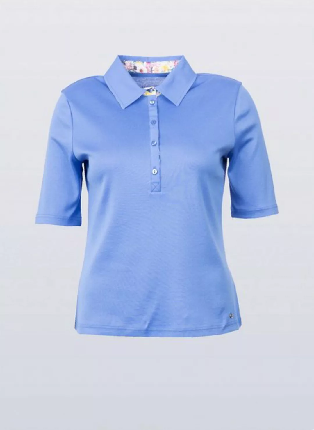 efixelle T-Shirt Polo EFIXELLE mittelblau günstig online kaufen