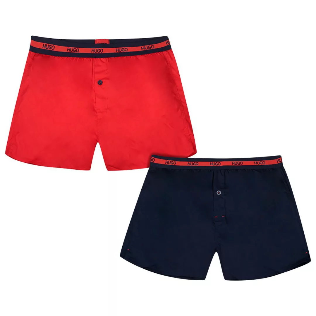 Hugo Woven Boxer 2 Einheiten M Open Red günstig online kaufen