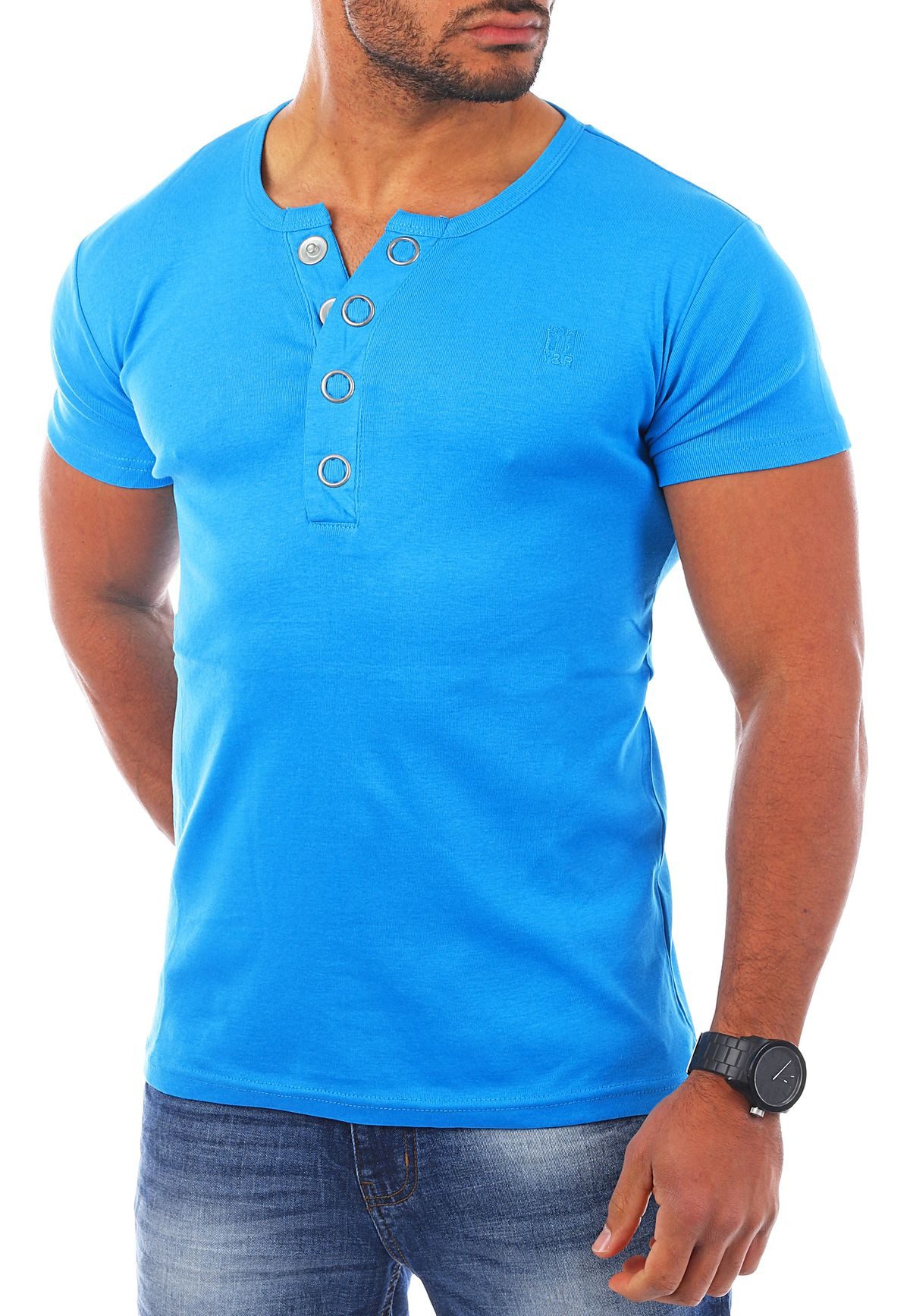 Young & Rich T-Shirt Herren basic günstig online kaufen