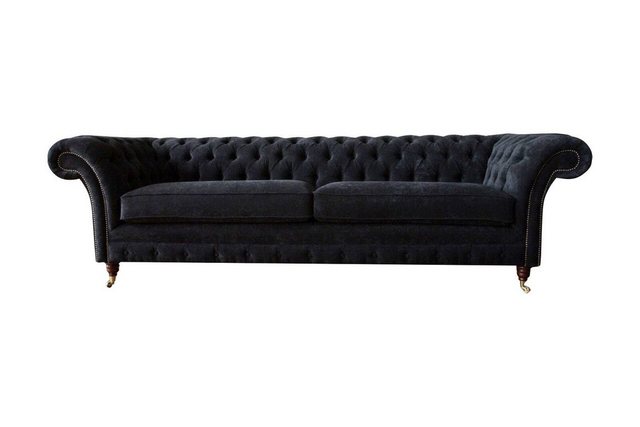 Xlmoebel Sofa Design Couch 4-Sitzer Polster Luxus Klassisch Textil Chesterf günstig online kaufen