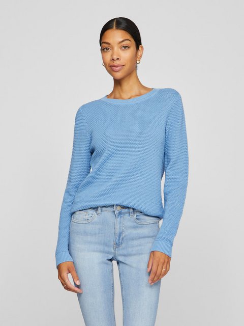 Vila Rundhalspullover VIDALO O-NECK L/S KNIT TOP- NOOS günstig online kaufen