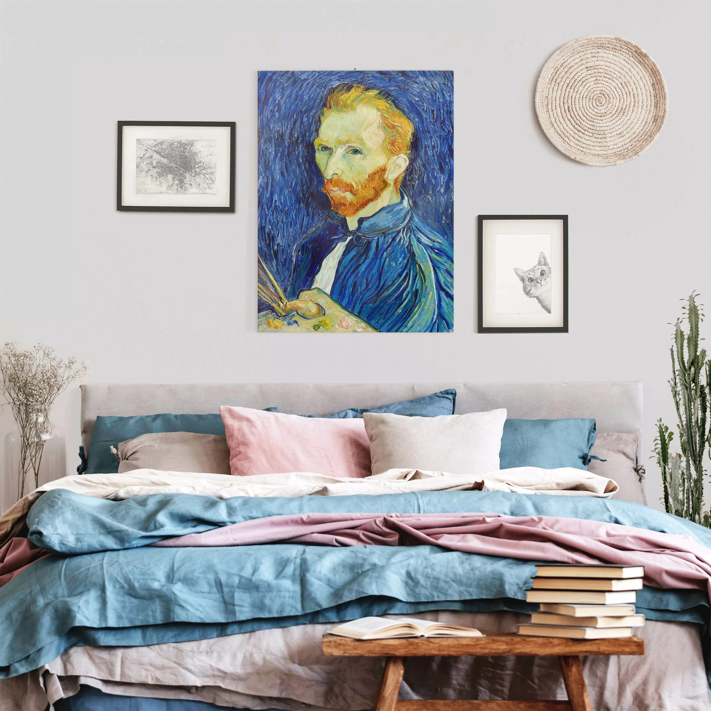 Leinwandbild Van Gogh - Selbstbildnis günstig online kaufen