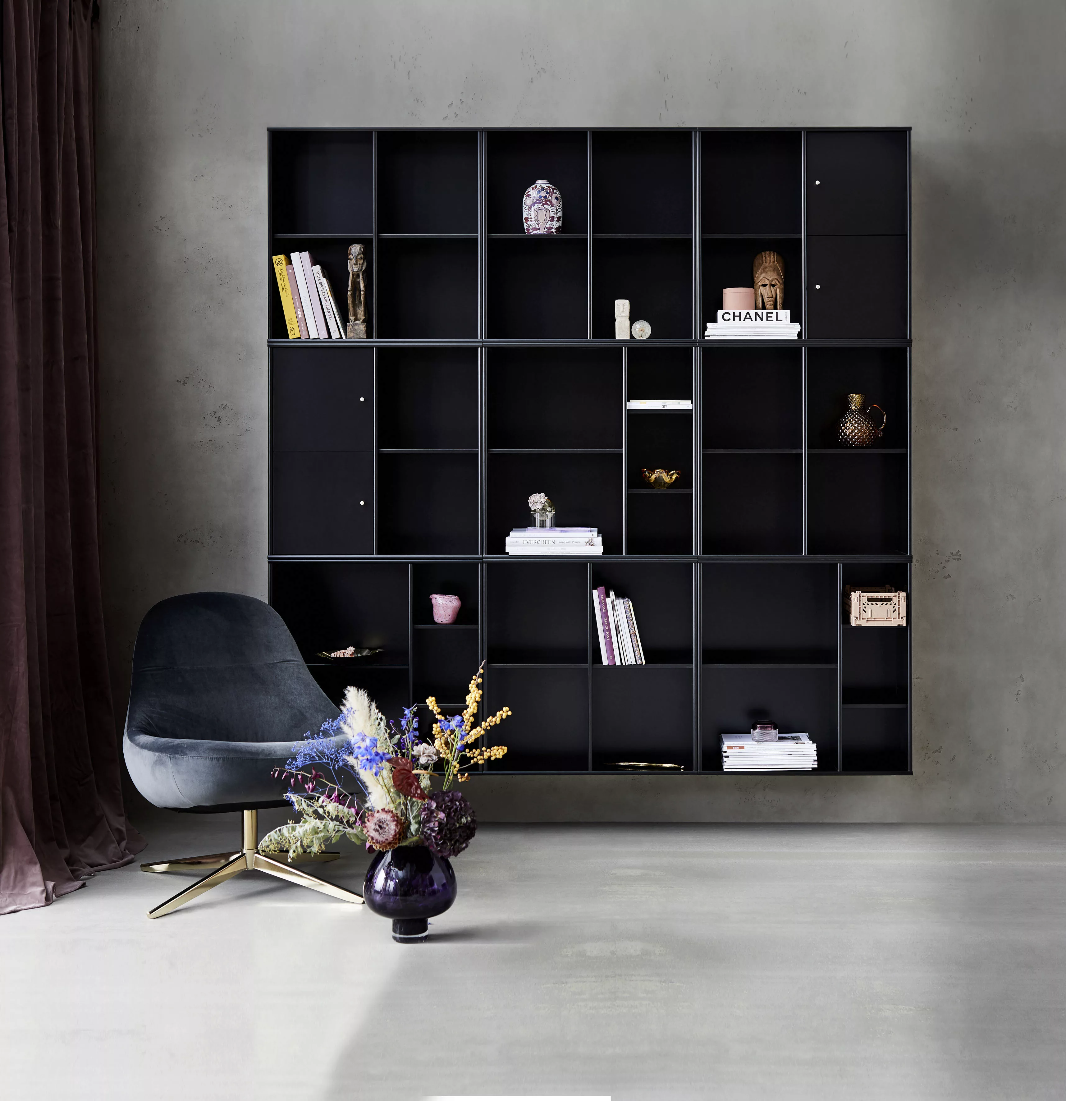 Hammel Furniture Bücherregal "Mistral Kubus", Kombination aus 9 Modulen, mi günstig online kaufen