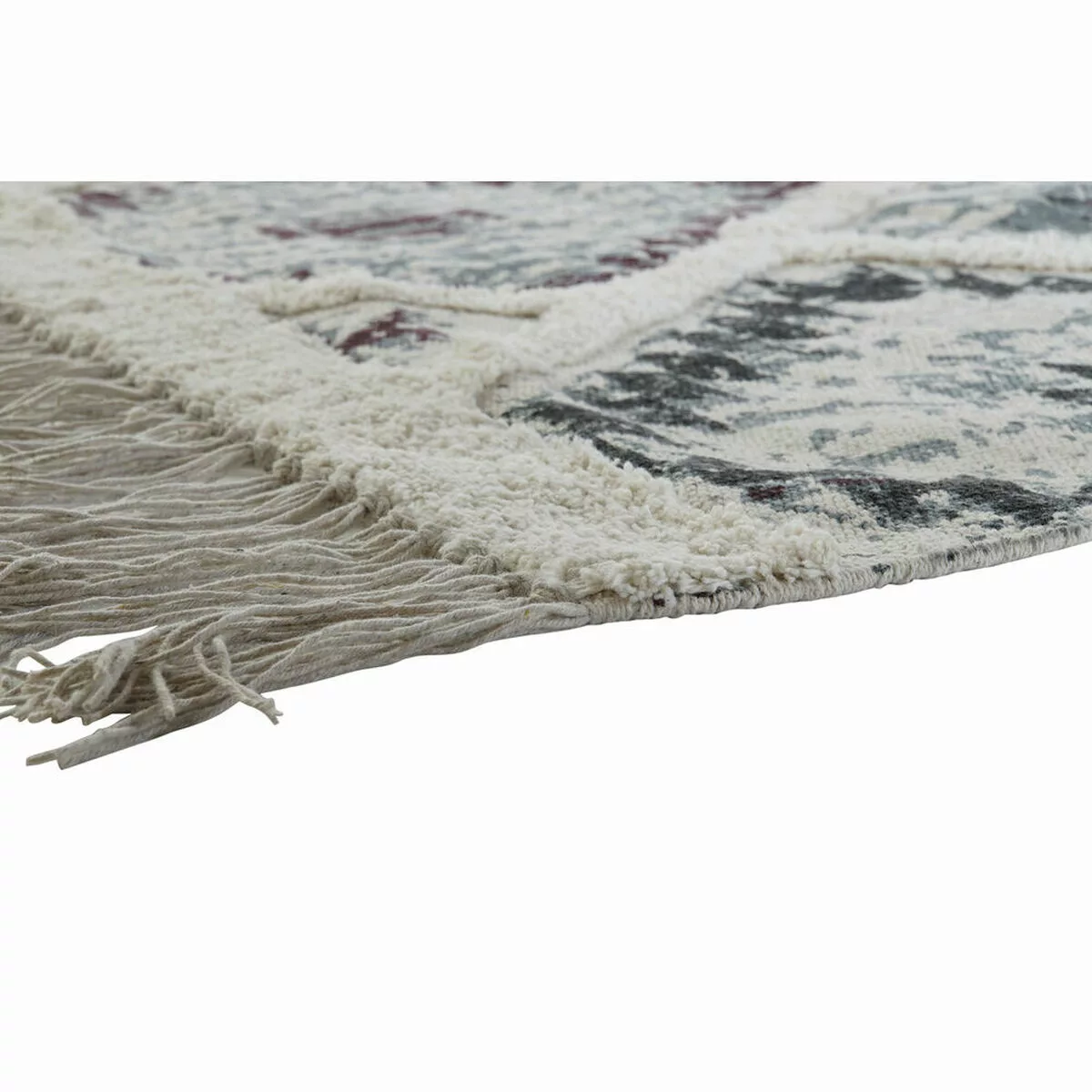 Teppich Dkd Home Decor Weiß Schwarz Rot Baumwolle (160 X 230 X 1 Cm) günstig online kaufen