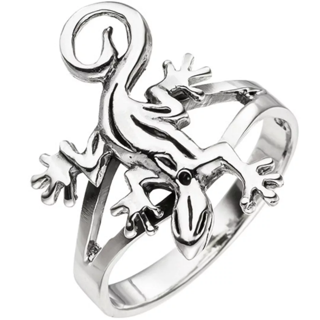 SIGO Damen Ring Gecko Echse Eidechse 925 Sterling Silber Silberring günstig online kaufen