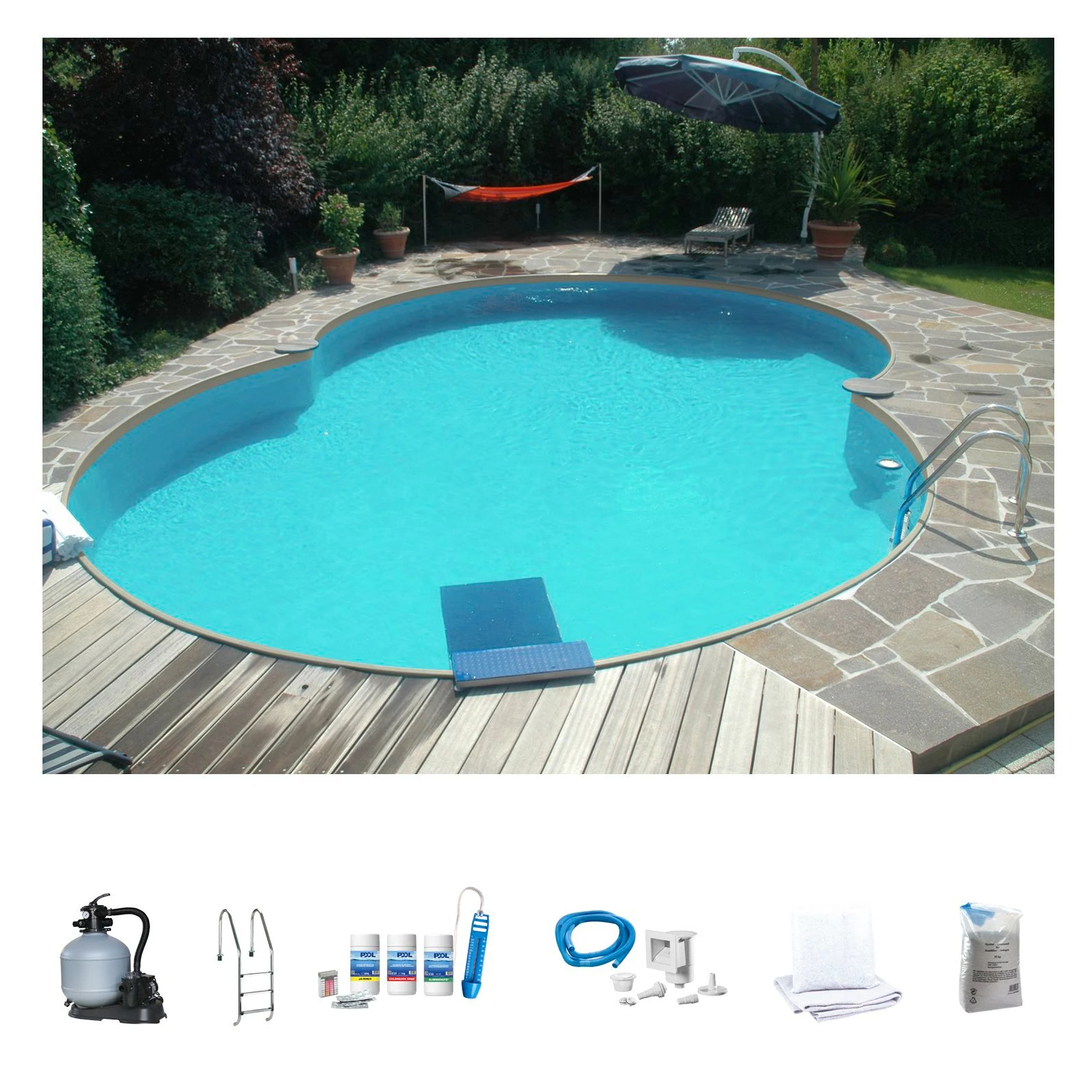 my POOL BWT Achtformpool, (Set, 7 tlg.) günstig online kaufen