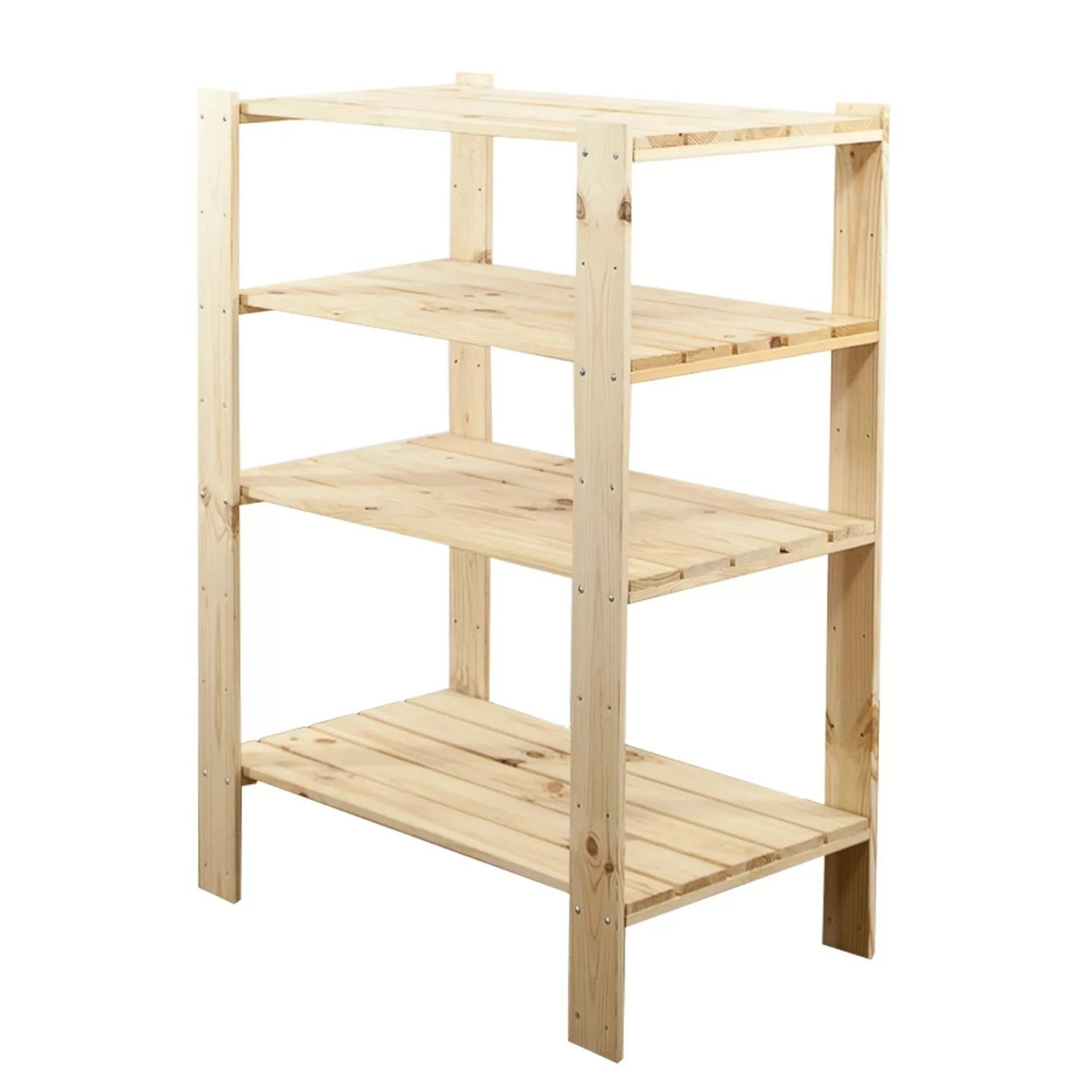 PROREGAL Holzregal Woodland HxBxT 115 x 80 x 50 cm Fachlast 120 kg 4 Fachbo günstig online kaufen