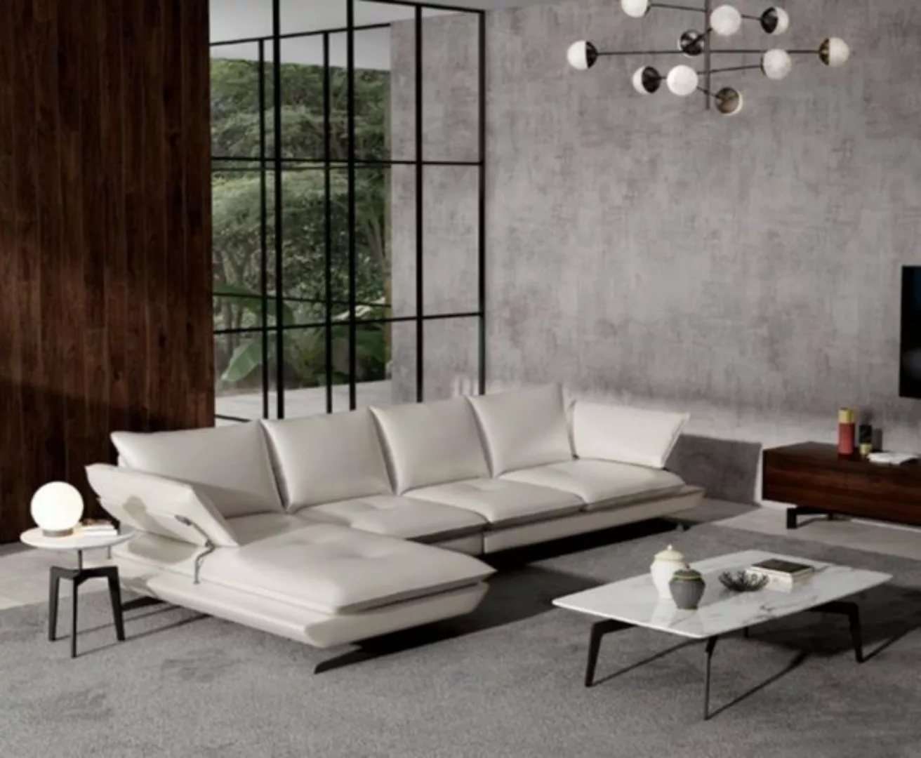 JVmoebel Ecksofa, Ecksofa Sofa Couch Polster Wohnlandschaft Eck Sofas Garni günstig online kaufen