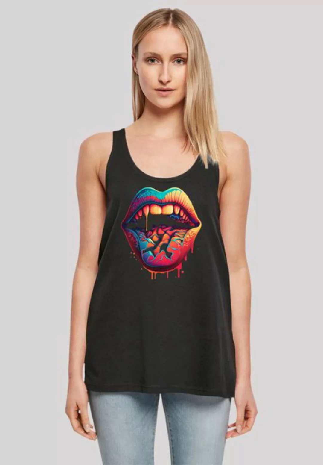 F4NT4STIC T-Shirt "Drooling Lips", Print günstig online kaufen