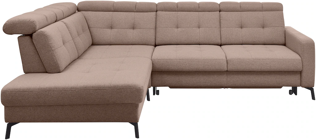 Musterring Ecksofa "MR 4615", mit Kopf- und Rückenverstellung, Metallfuß sc günstig online kaufen