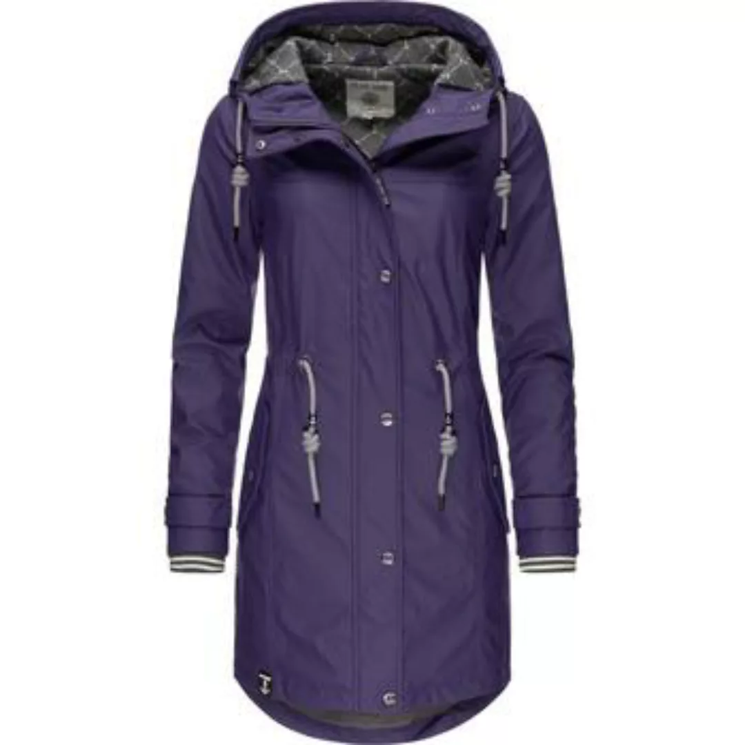 PEAK TIME Regenjacke "L60042", mit Kapuze, stylisch taillierter Regenmantel günstig online kaufen