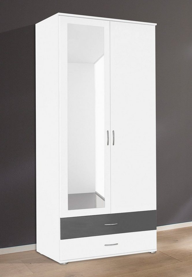 rauch Kleiderschrank "Noosa", mit Spiegel und Schubkästen günstig online kaufen