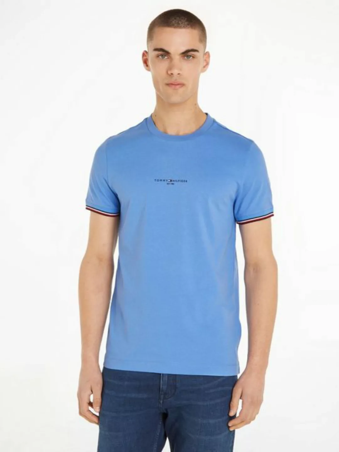 Tommy Hilfiger T-Shirt TOMMY LOGO TIPPED TEE günstig online kaufen