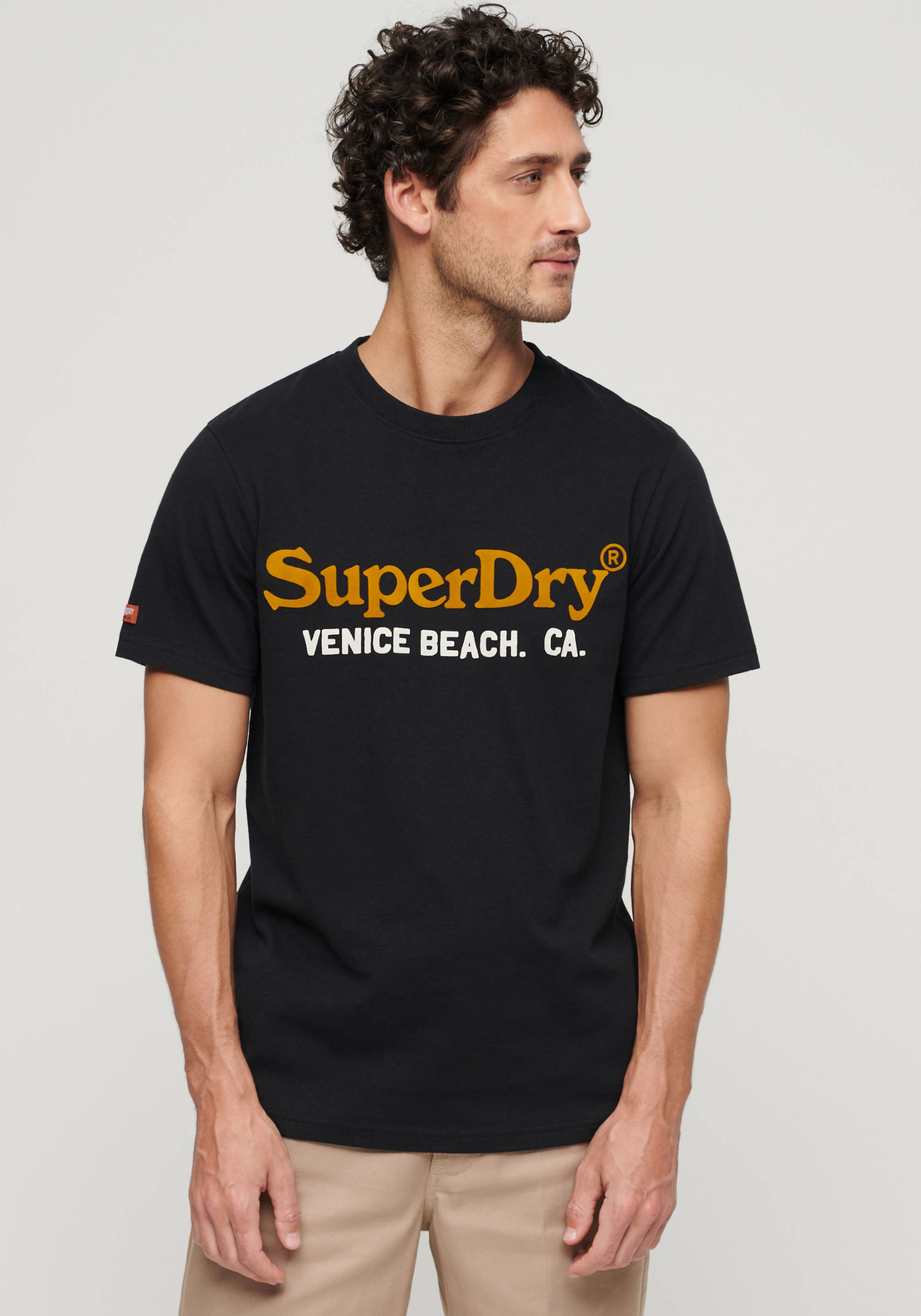 Superdry Kurzarmshirt "SD-VENUE DUO LOGO T SHIRT" günstig online kaufen