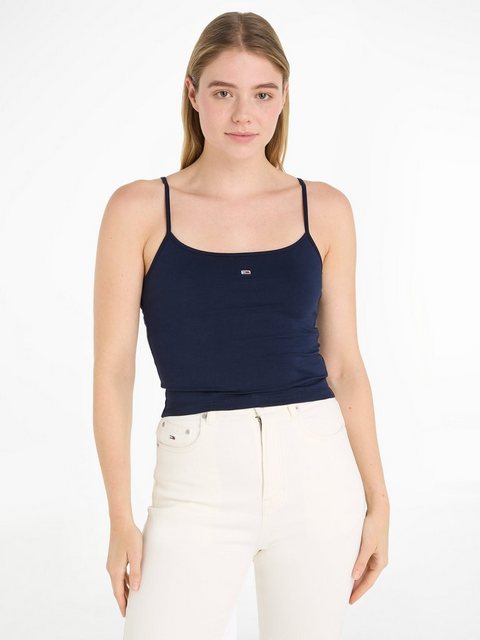 Tommy Jeans Spaghettitop Crop Essential Strap Tank Top, kurz mit verstellba günstig online kaufen