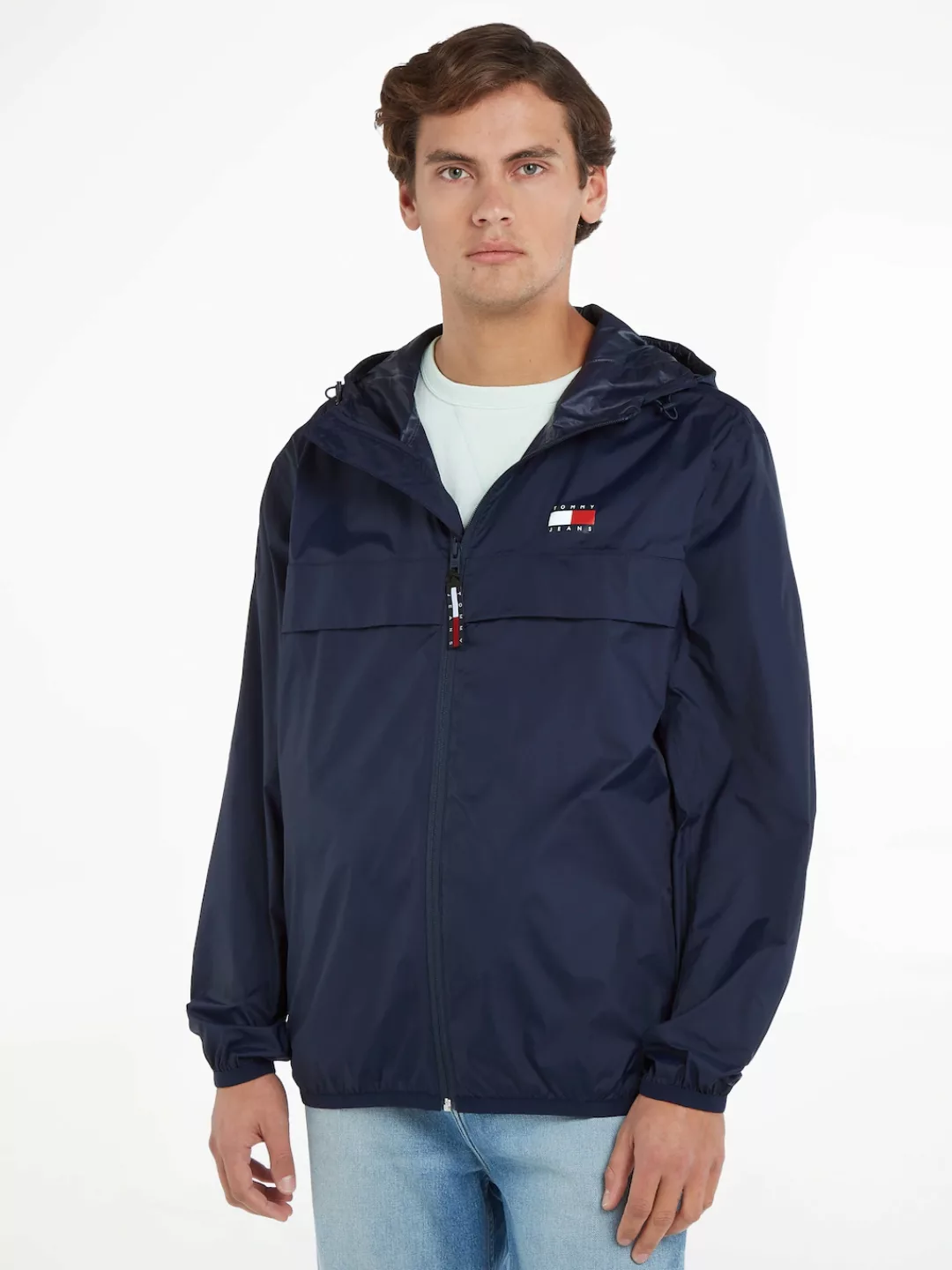 Tommy Jeans Windbreaker "TJM PCKABLE TECH CHICAGO ZIPTHRU", mit Kapuze, mit günstig online kaufen