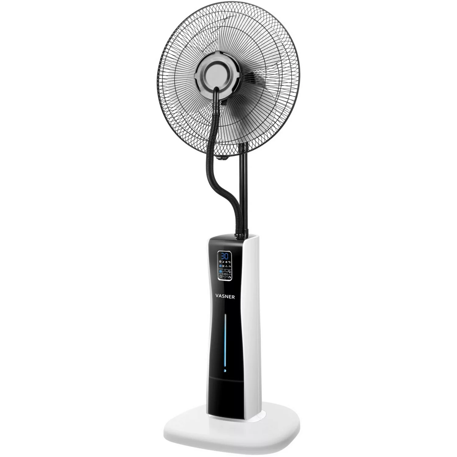 Vasner Stand-Ventilator Cooly mit Sprühnebel und Fernbedienung Weiß-Schwarz günstig online kaufen