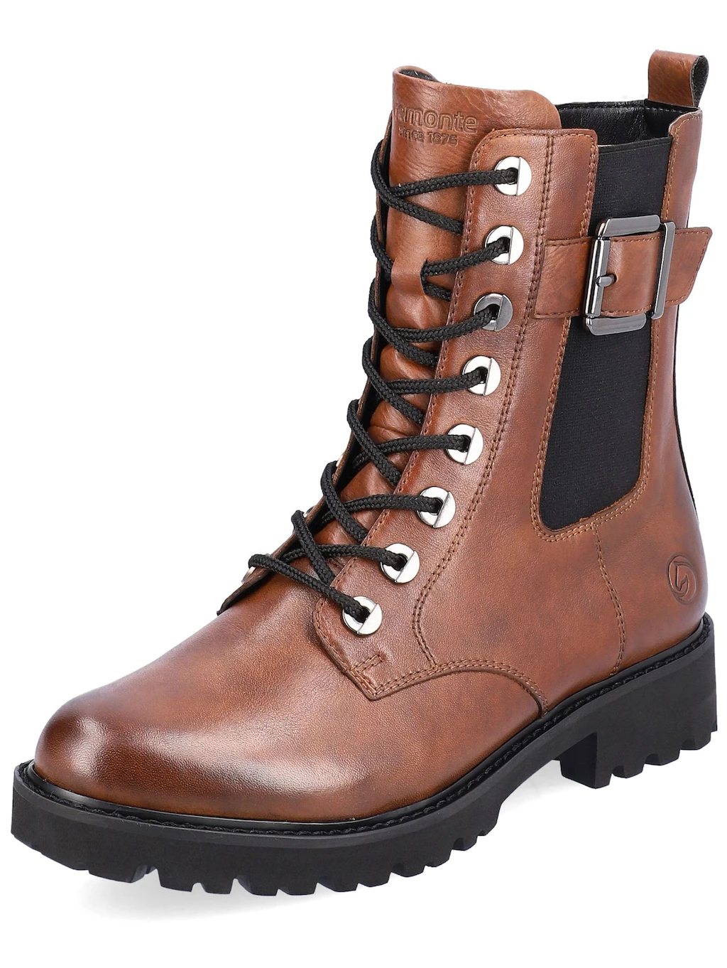 Remonte Schnürstiefelette "Remonte Stiefelette Glattleder" günstig online kaufen