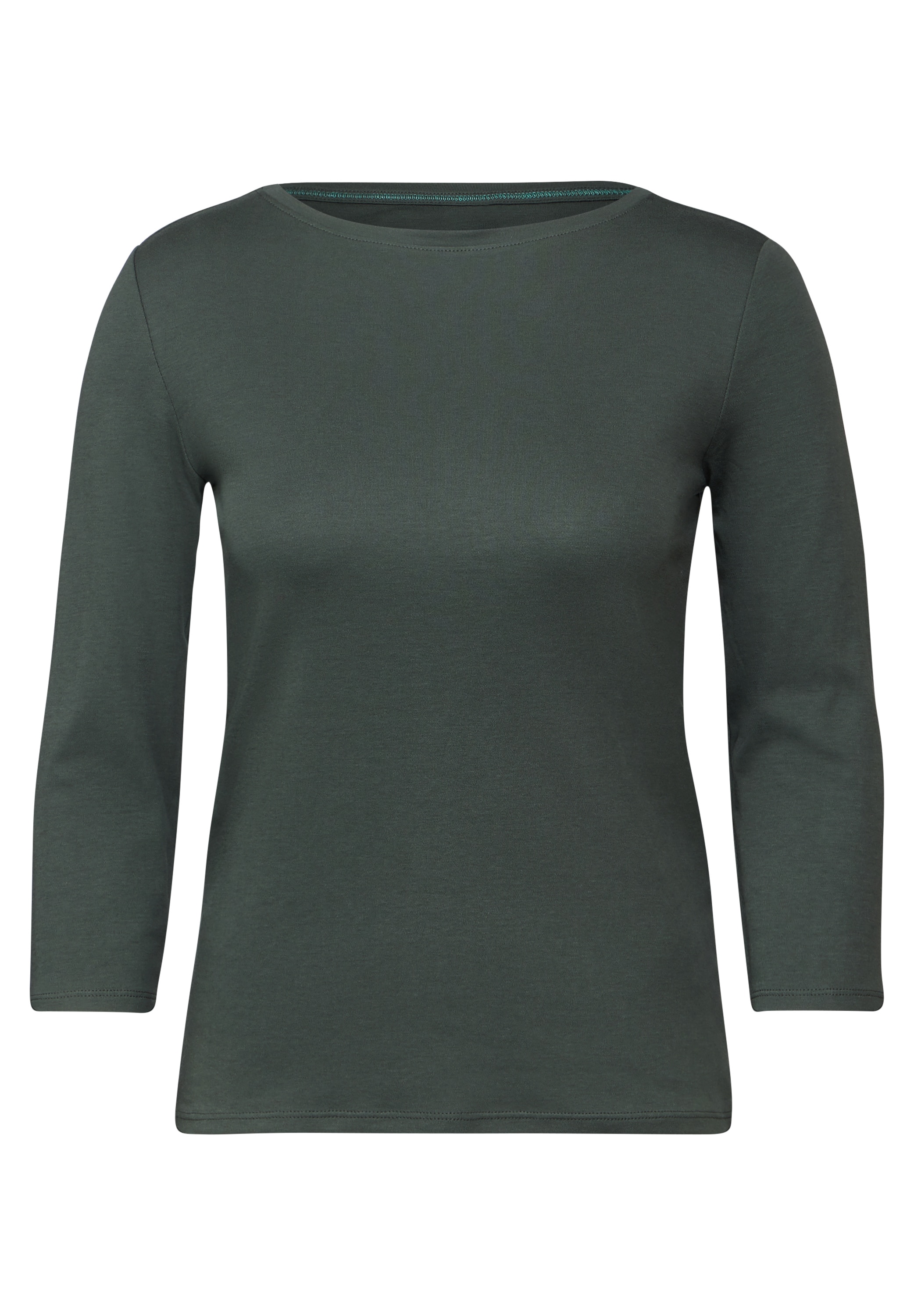 Cecil 3/4-Arm-Shirt Basic Boatneck mit U-Boot-Ausschnitt günstig online kaufen