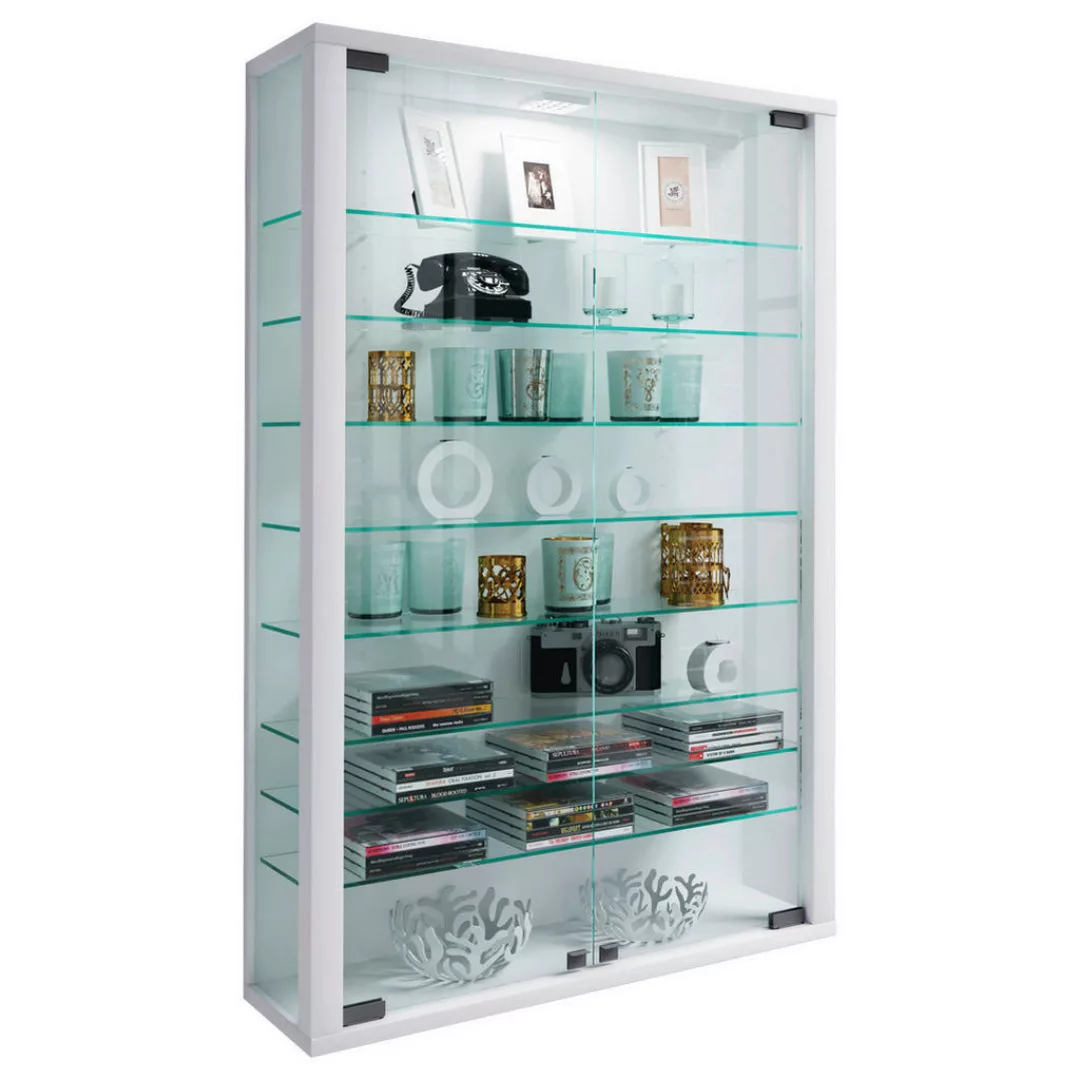 VCM Wandvitrine Hängevitrine Glasvitrine Wand Schaukasten Vitrine Glas Vitr günstig online kaufen