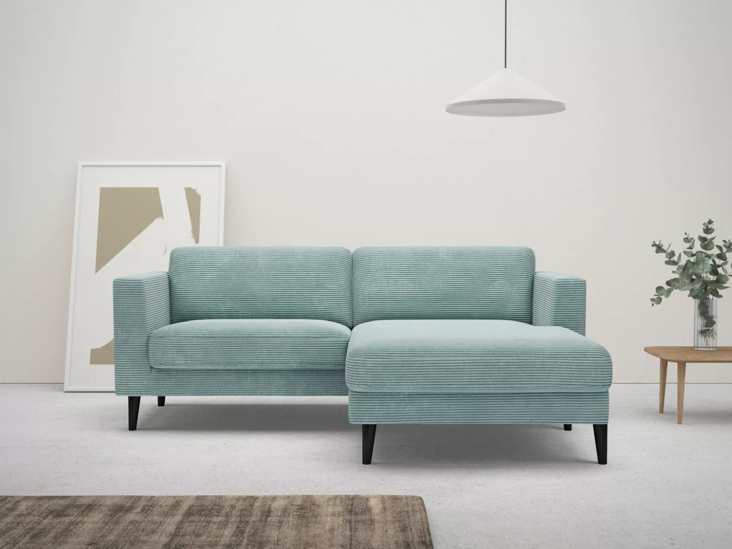 Home affaire Ecksofa "Amancey, L-Form, Cord oder weicher wasserabweisender günstig online kaufen