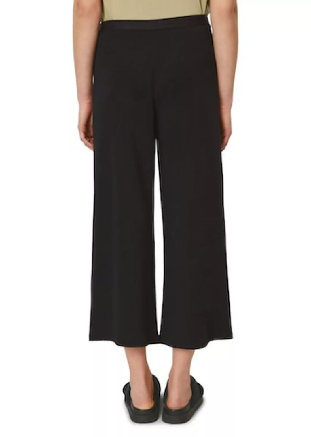 Marc O'Polo Culotte Jersey pants, straight leg, long mit elastischem Bund günstig online kaufen