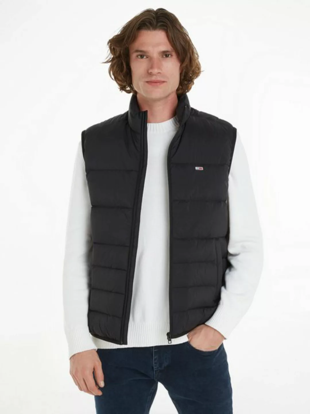 Tommy Jeans Steppweste TJM LIGHT DOWN VEST mit Logostickerei günstig online kaufen