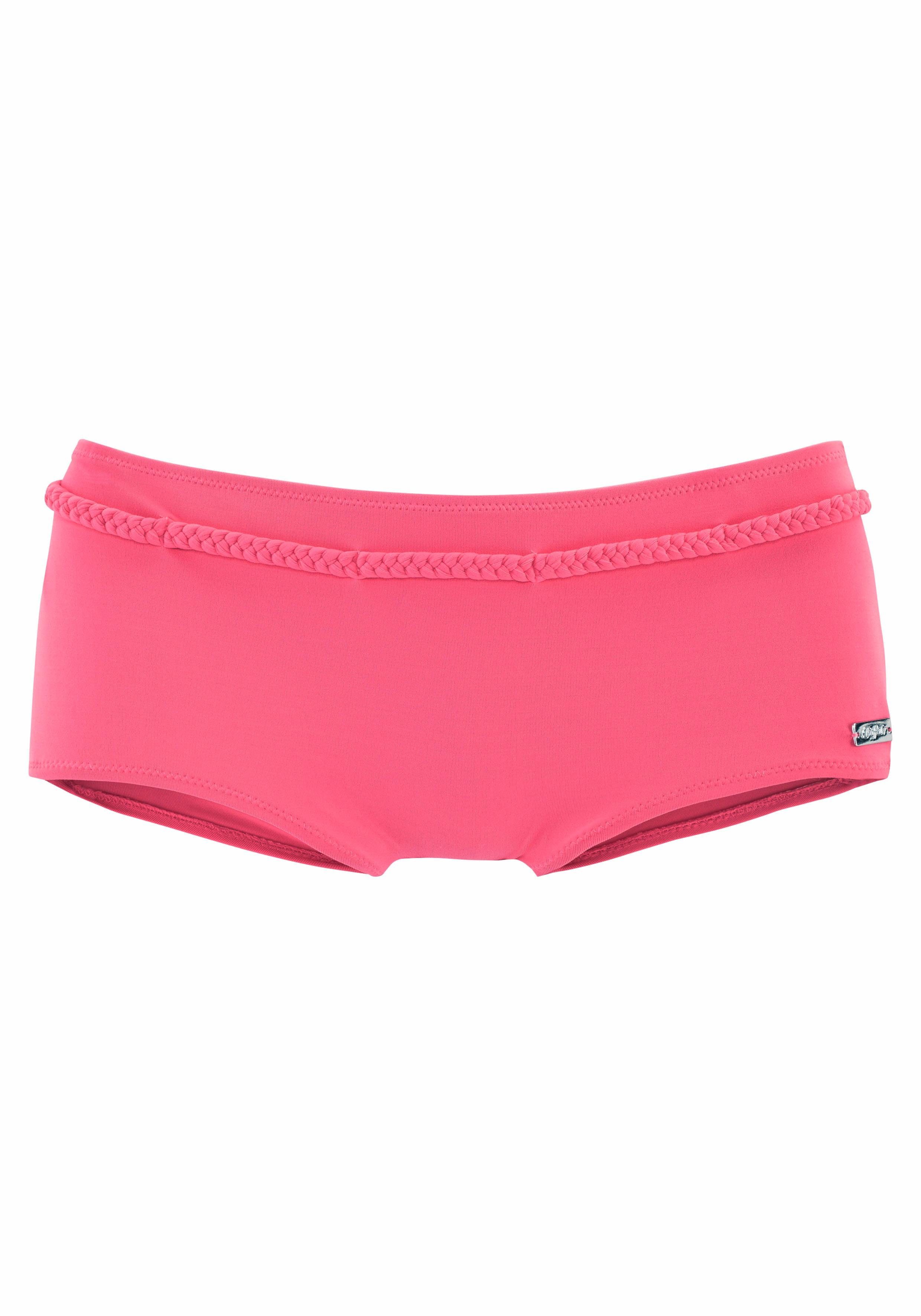 Buffalo Bikini-Hotpants Happy mit geflochtenem Ziergürtel günstig online kaufen