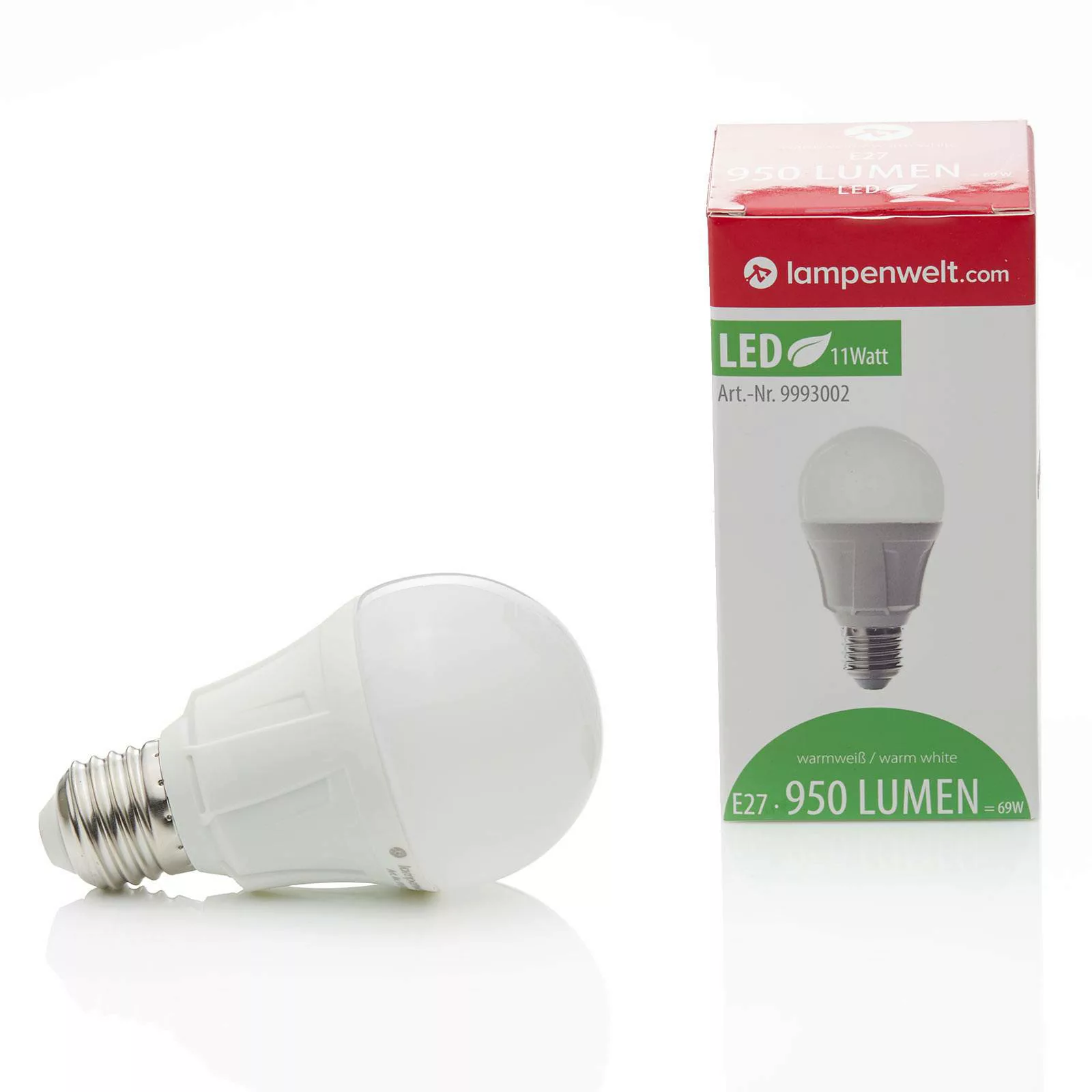 Lindby LED-Leuchtmittel, E27, 11 W, opal, 3.000 K, 1.055 lm günstig online kaufen