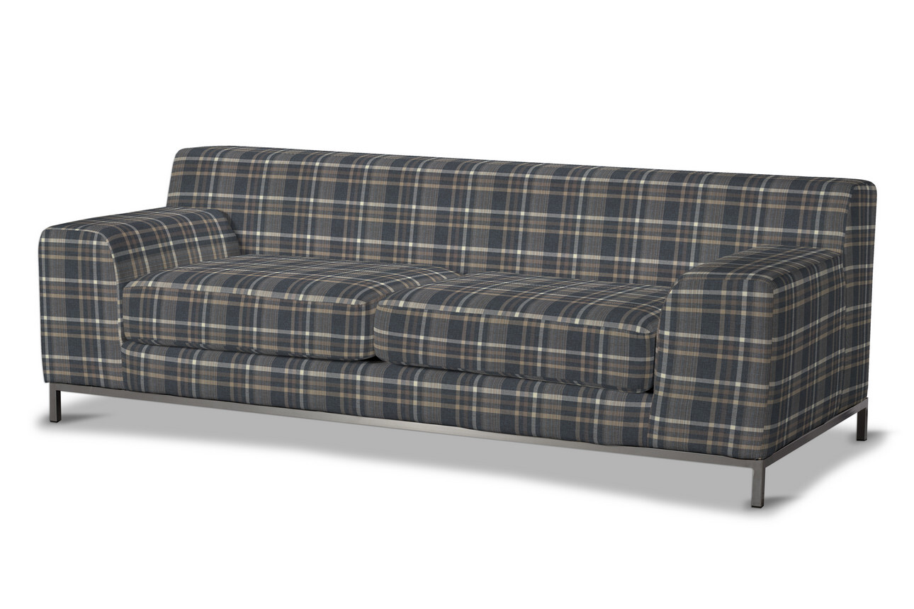Bezug für Kramfors 3-Sitzer Sofa, braun- blau, Sofahusse, Kramfors 3-Sitzer günstig online kaufen