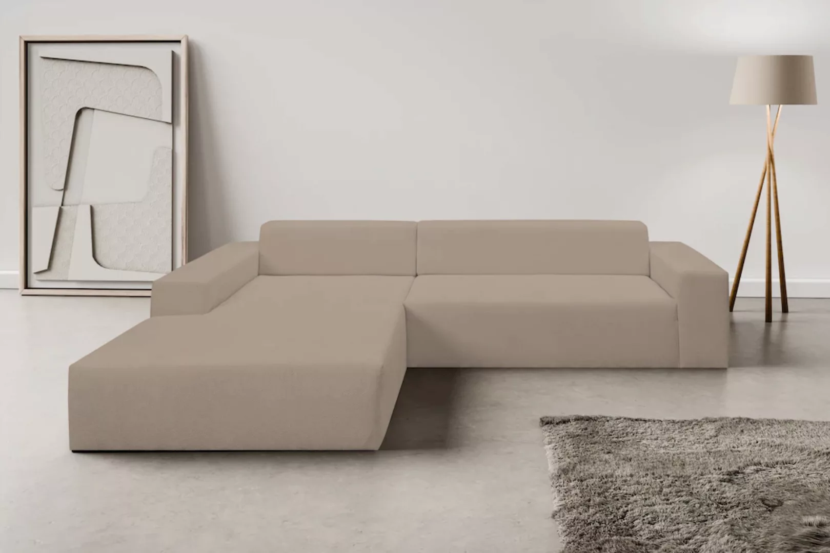 WERK2 Ecksofa "Zeus-XL", Curvy Trend Garnitur mit urbaner Optik günstig online kaufen