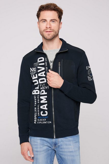 CAMP DAVID Sweatjacke, mit Baumwolle günstig online kaufen