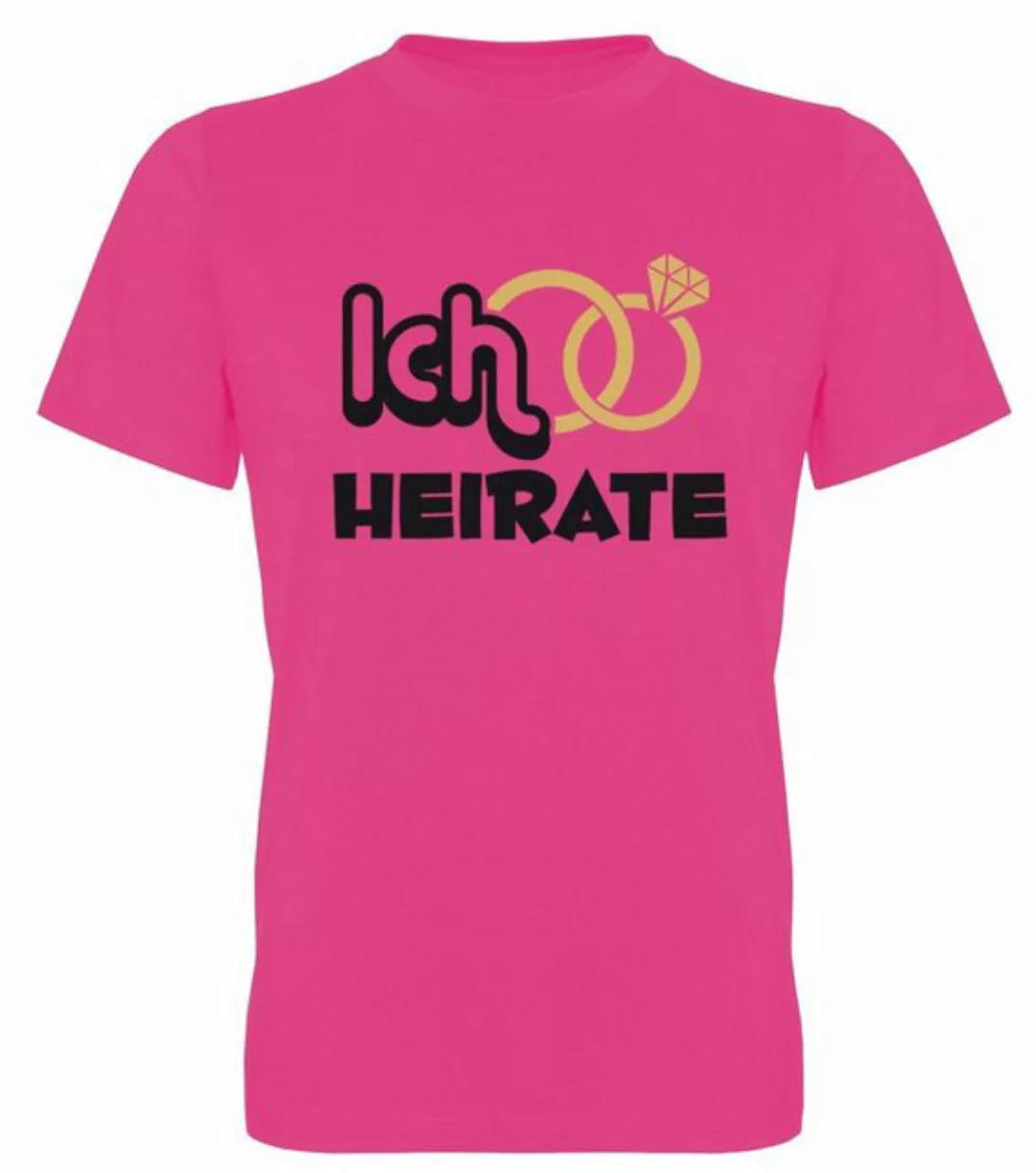 G-graphics T-Shirt Herren T-Shirt - Ich heirate! JGA-Shirt, Poltershirt, Br günstig online kaufen
