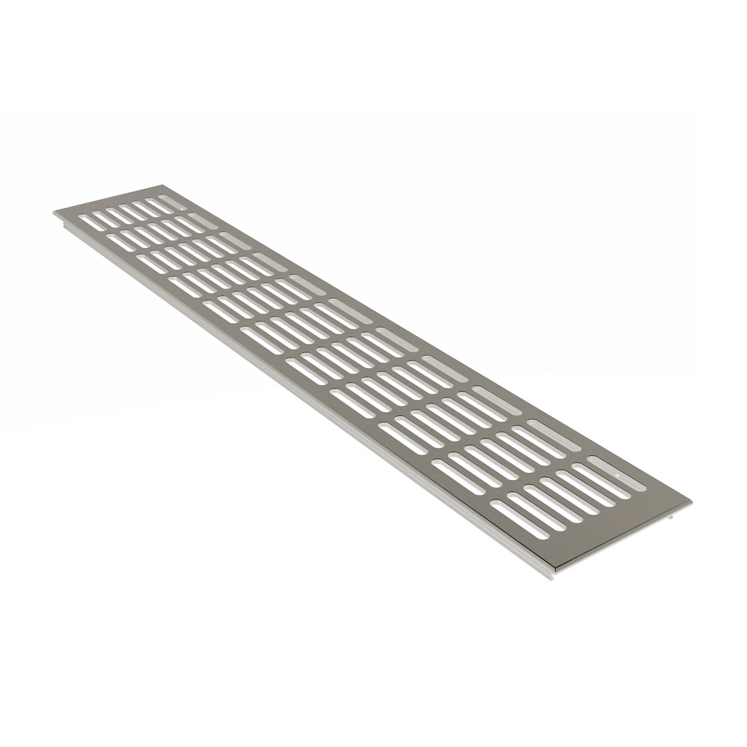 MS Beschläge Lüftungsgitter Aluminium robust eloxiert 100 x 1200 mm günstig online kaufen