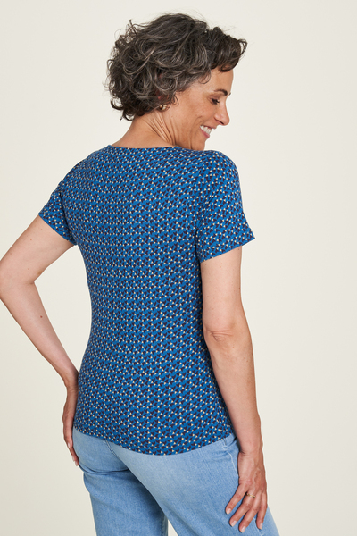 Stretch Jersey Shirt Aus Bio-baumwolle In Verschiedenen Mustern (S22c08) günstig online kaufen