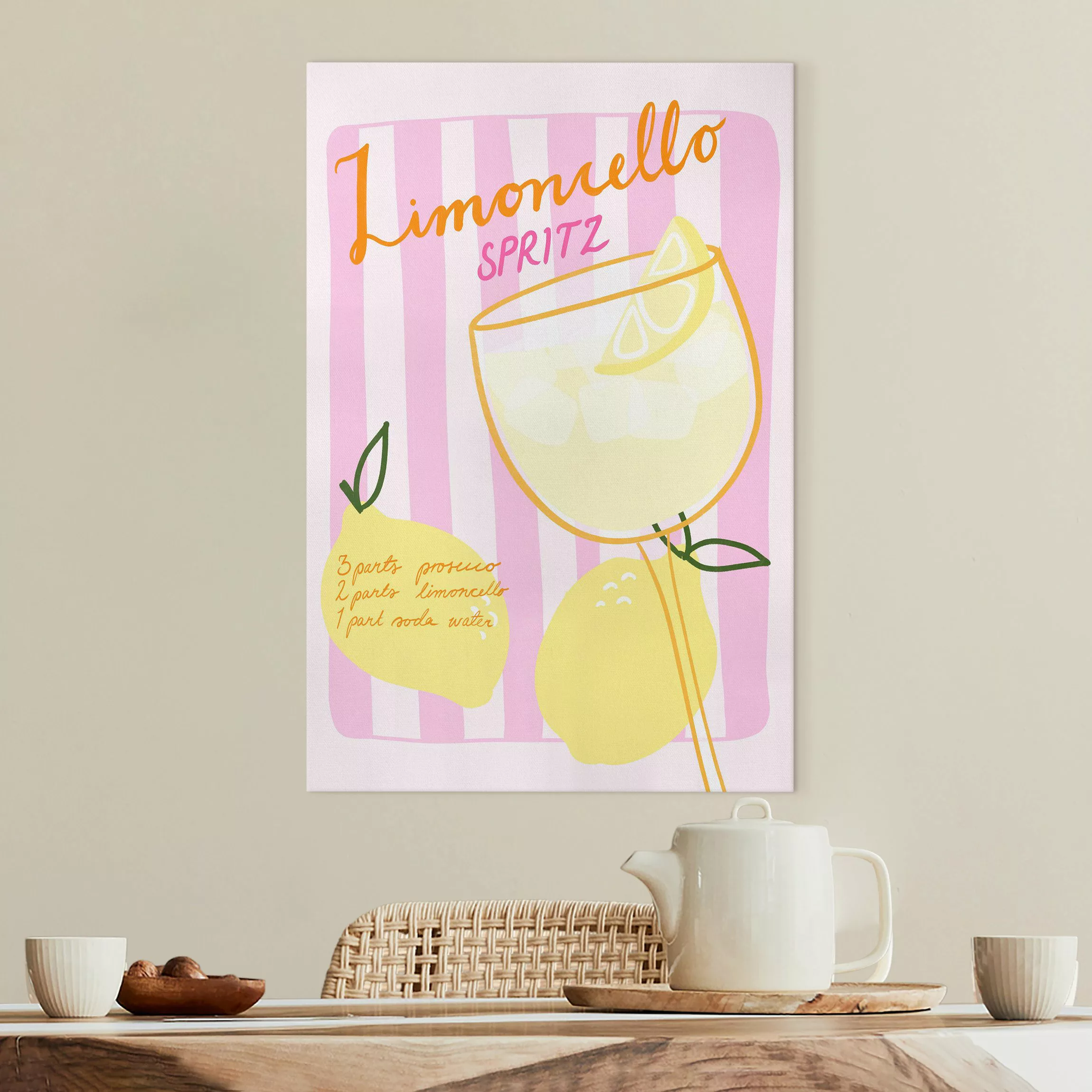 Leinwandbild Limoncello Spritz günstig online kaufen